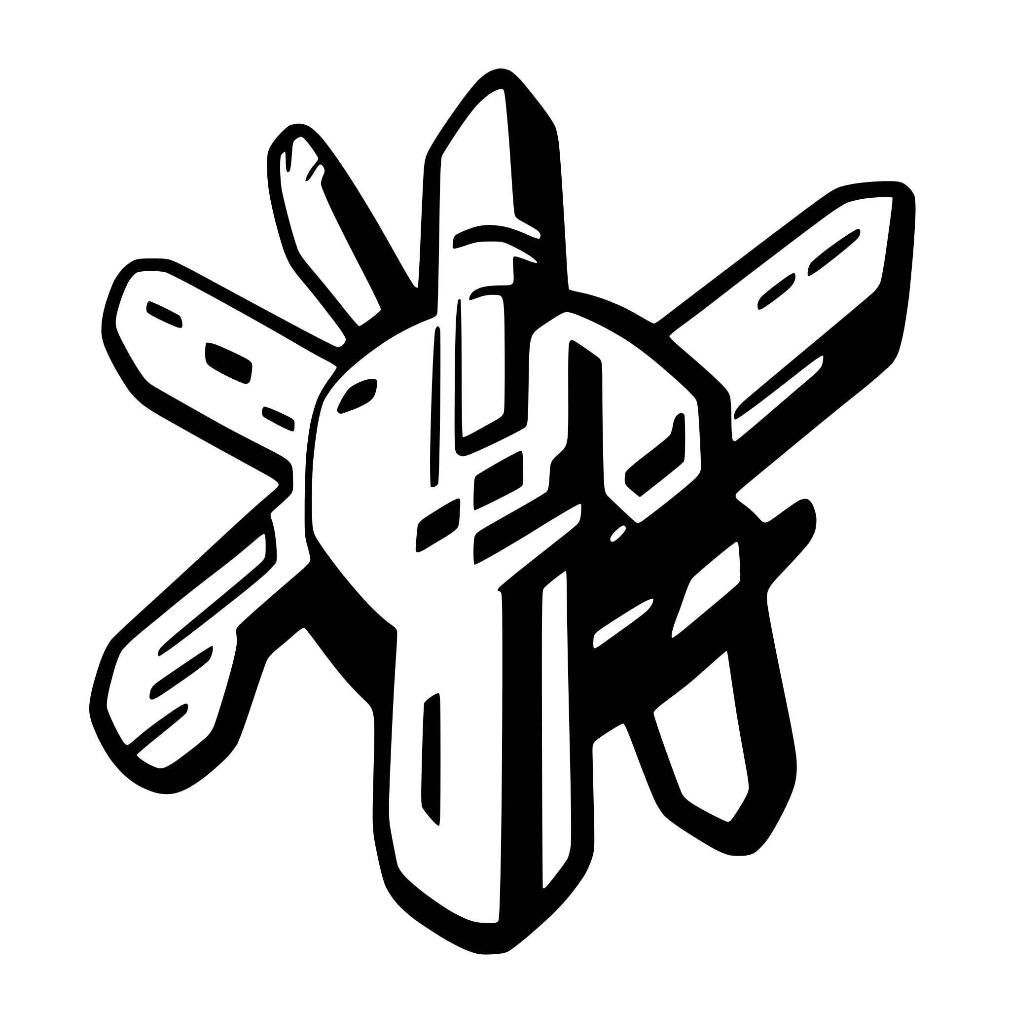 AI-generated SVG of a Top down battlecruiser class spaceship font awesome