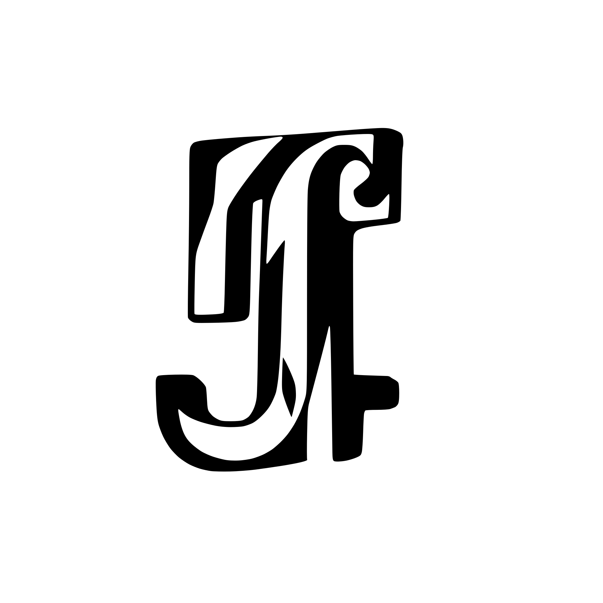 AI-generated SVG of 'letter R with @'