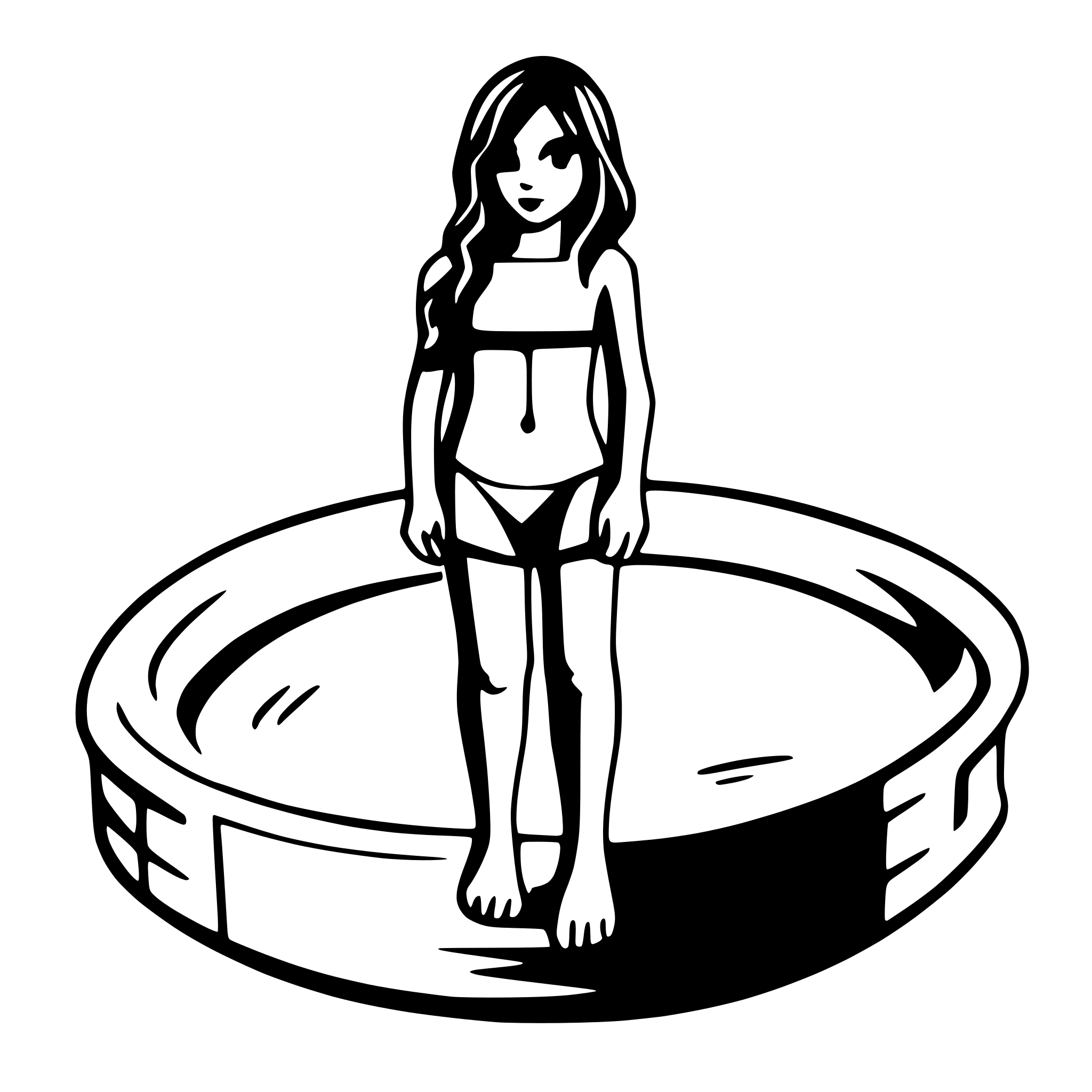 AI-generated SVG of 'kidney shape pool'