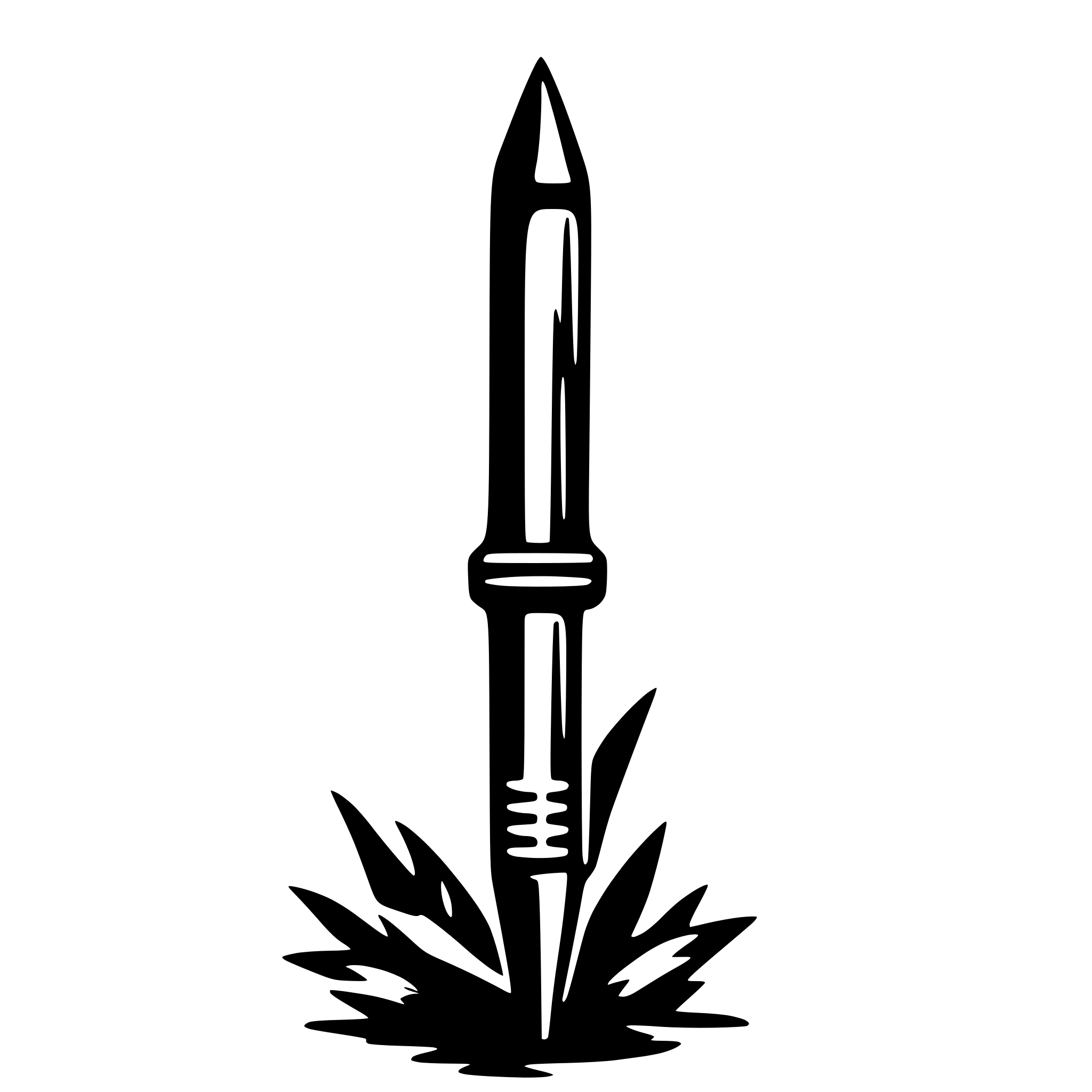 AI-generated SVG of 'pixelized ink pen'