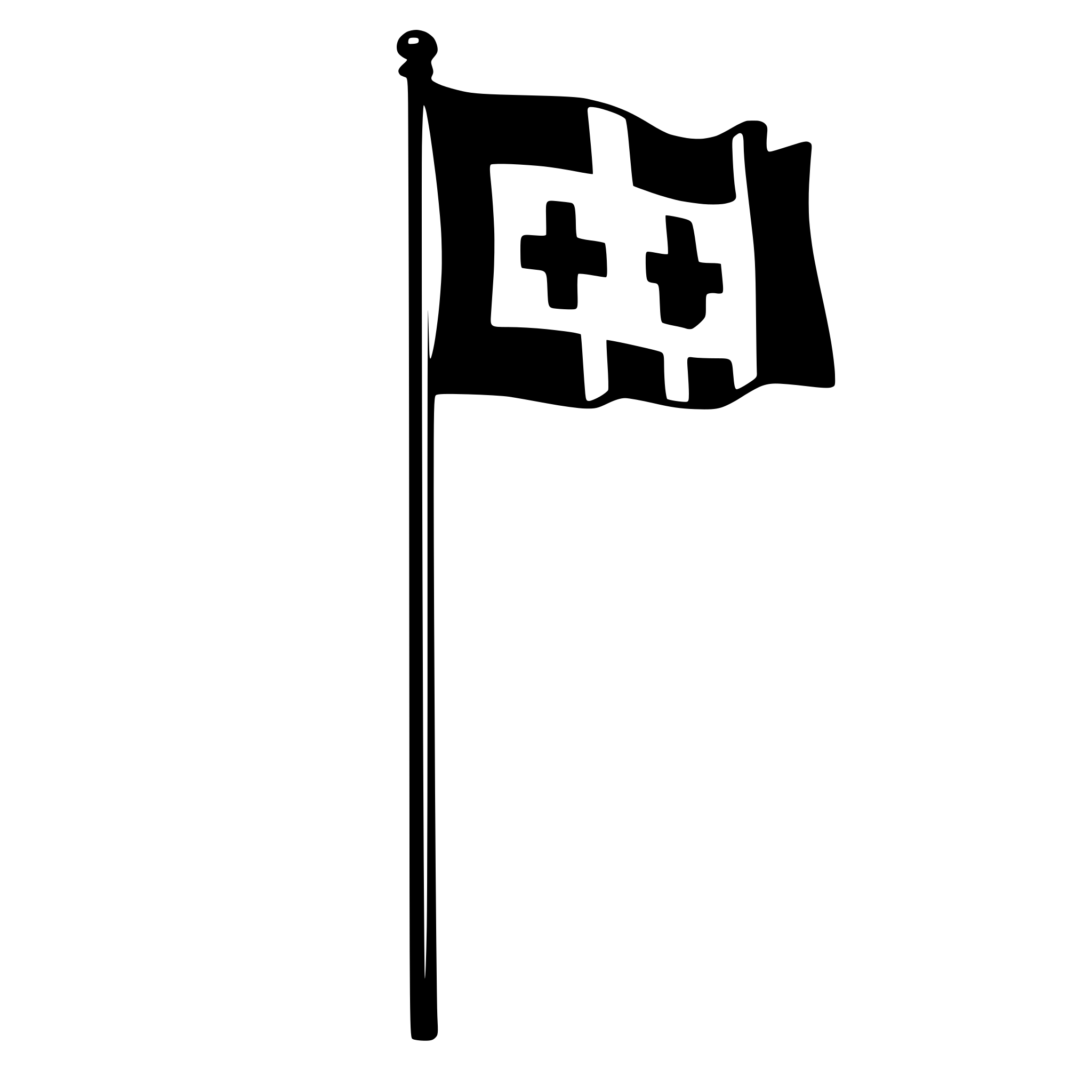 AI-generated SVG of a brzil flag