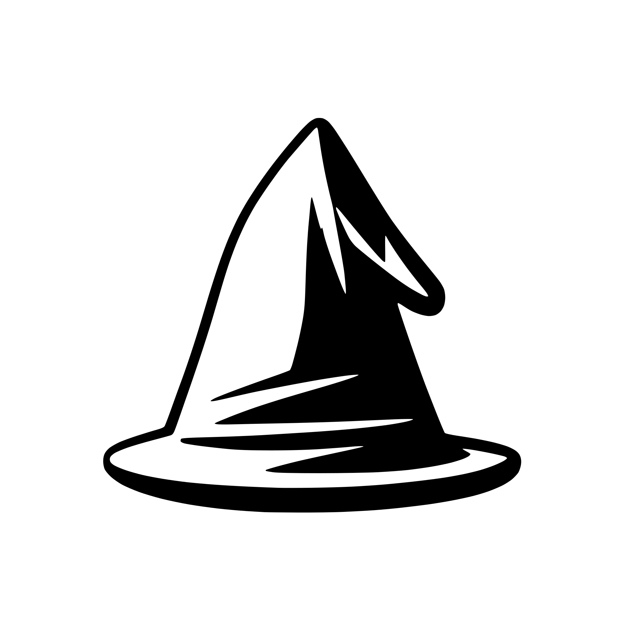 AI-generated SVG of 'A wizard hat'