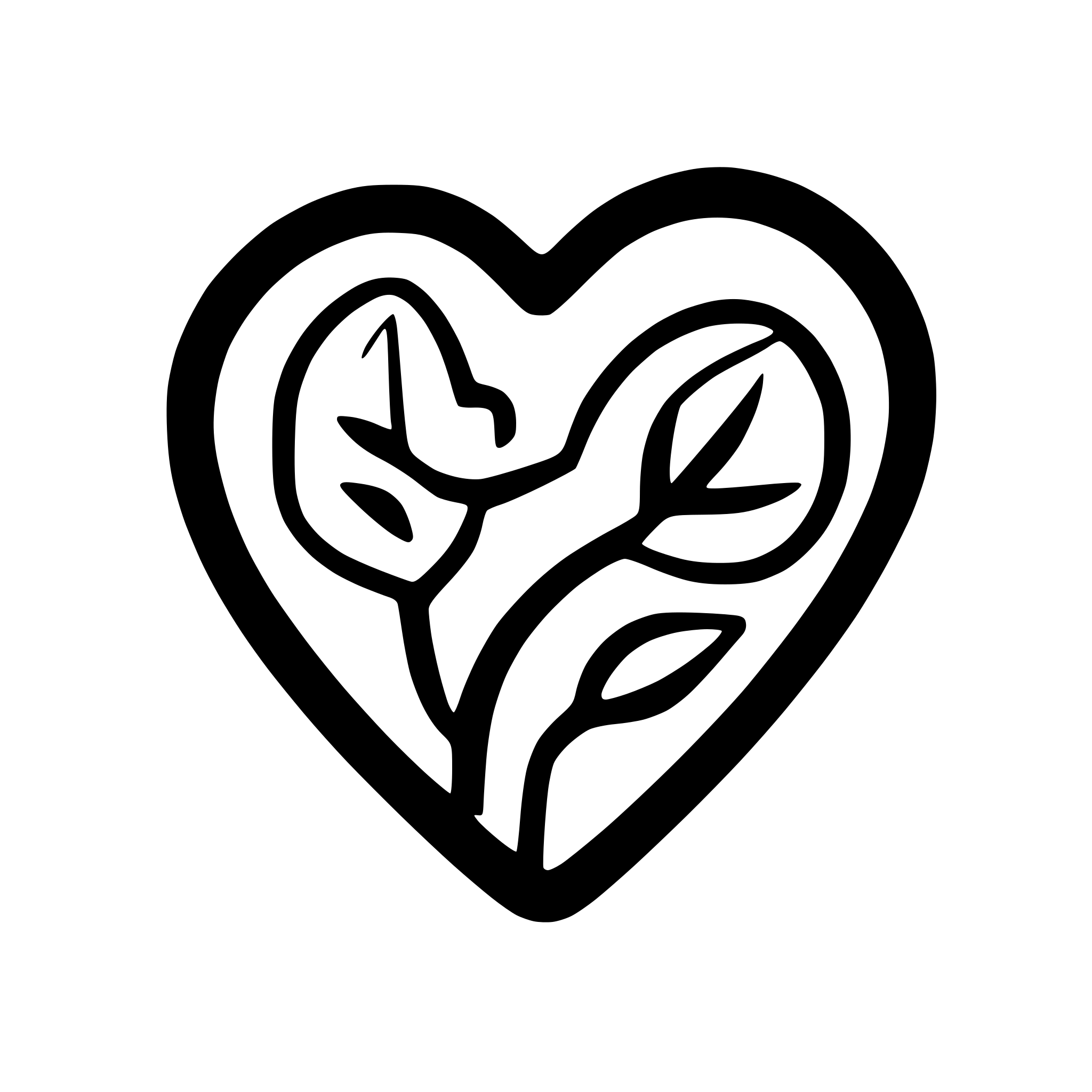 AI-generated SVG of a heart