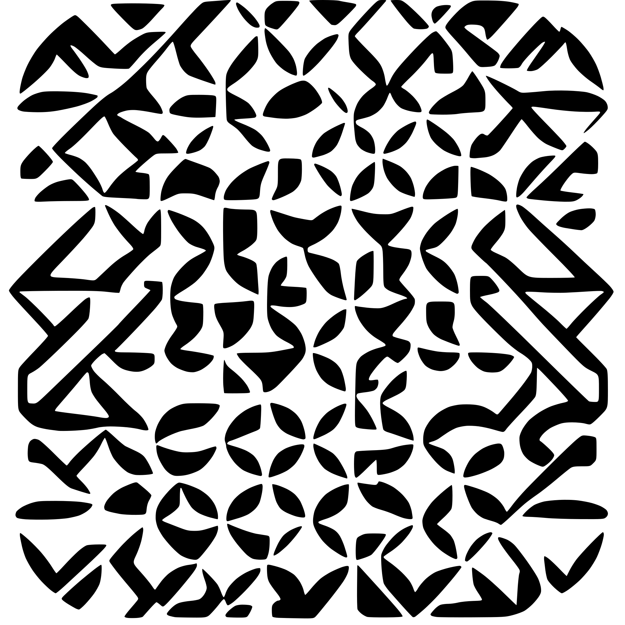 AI-generated SVG of 'pattern geometric kreis'