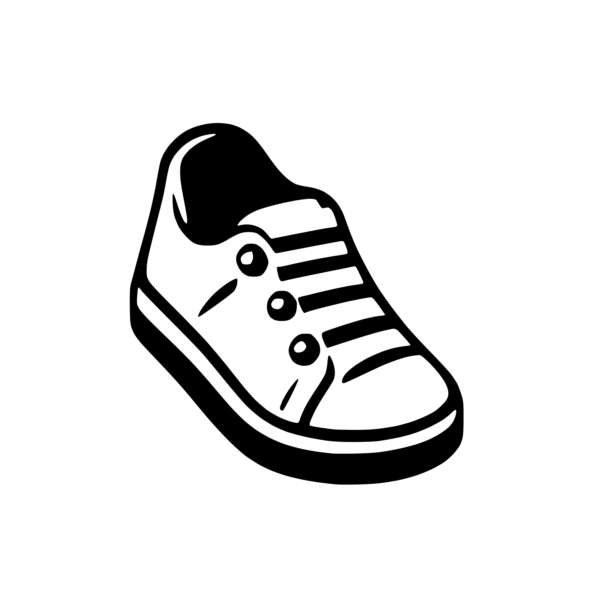 AI-generated SVG of 'shoes'