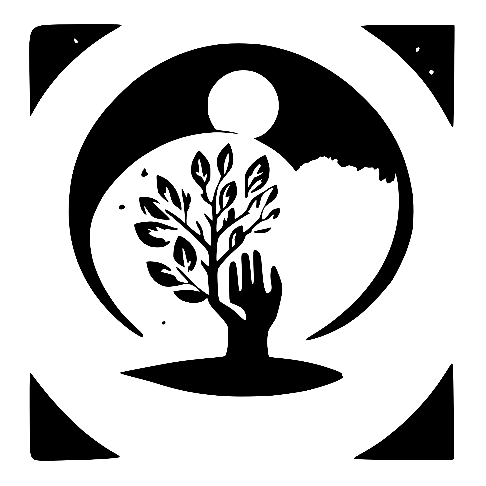 AI-generated SVG of a Moon, planet, vinyl record, natal chart and fingerprints all fused and astrology music