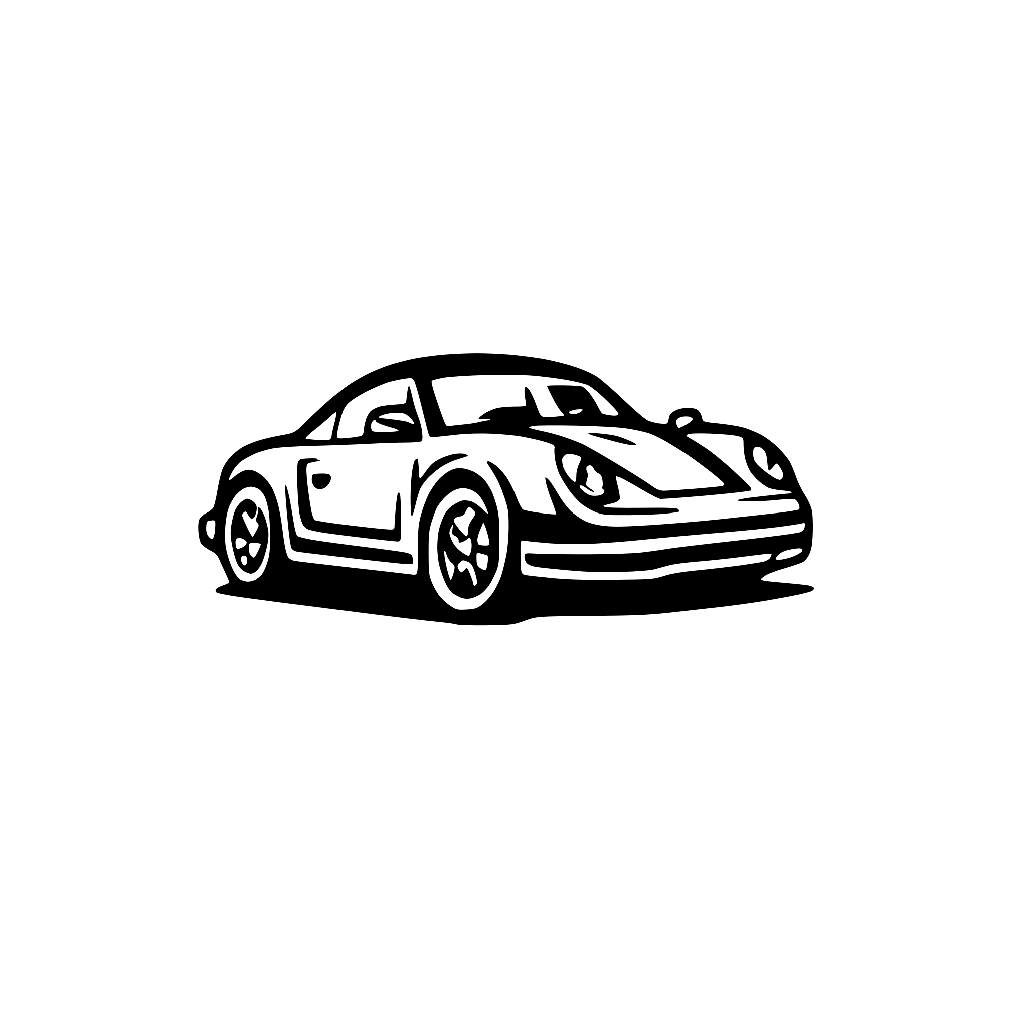 AI-generated SVG of 'porche car'