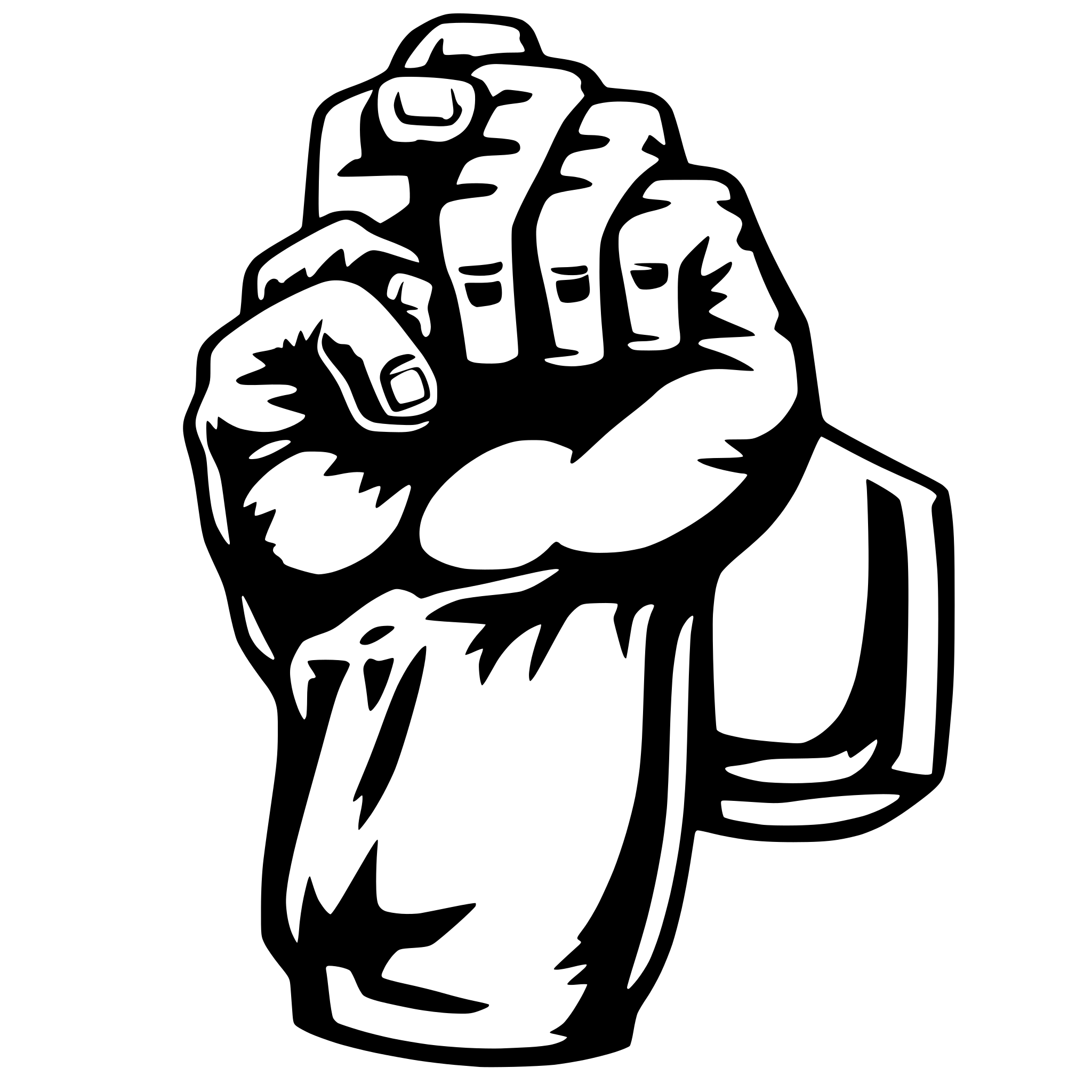 AI-generated SVG of 'bicep flex'