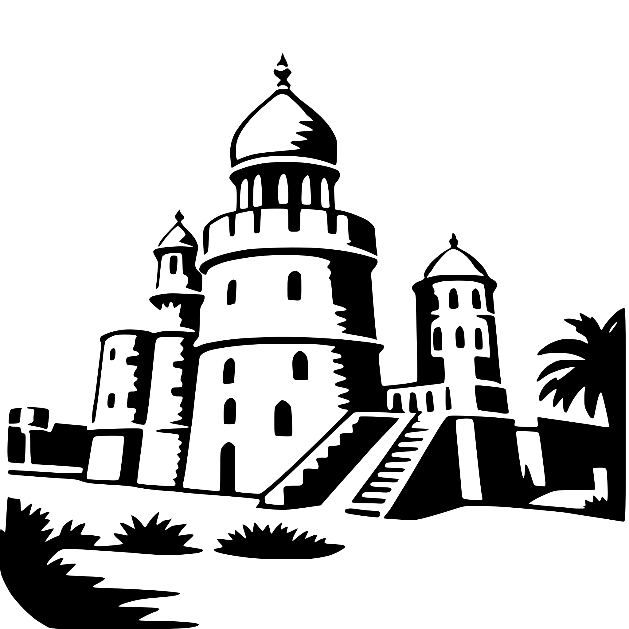 AI-generated SVG of a jaisalmer fort