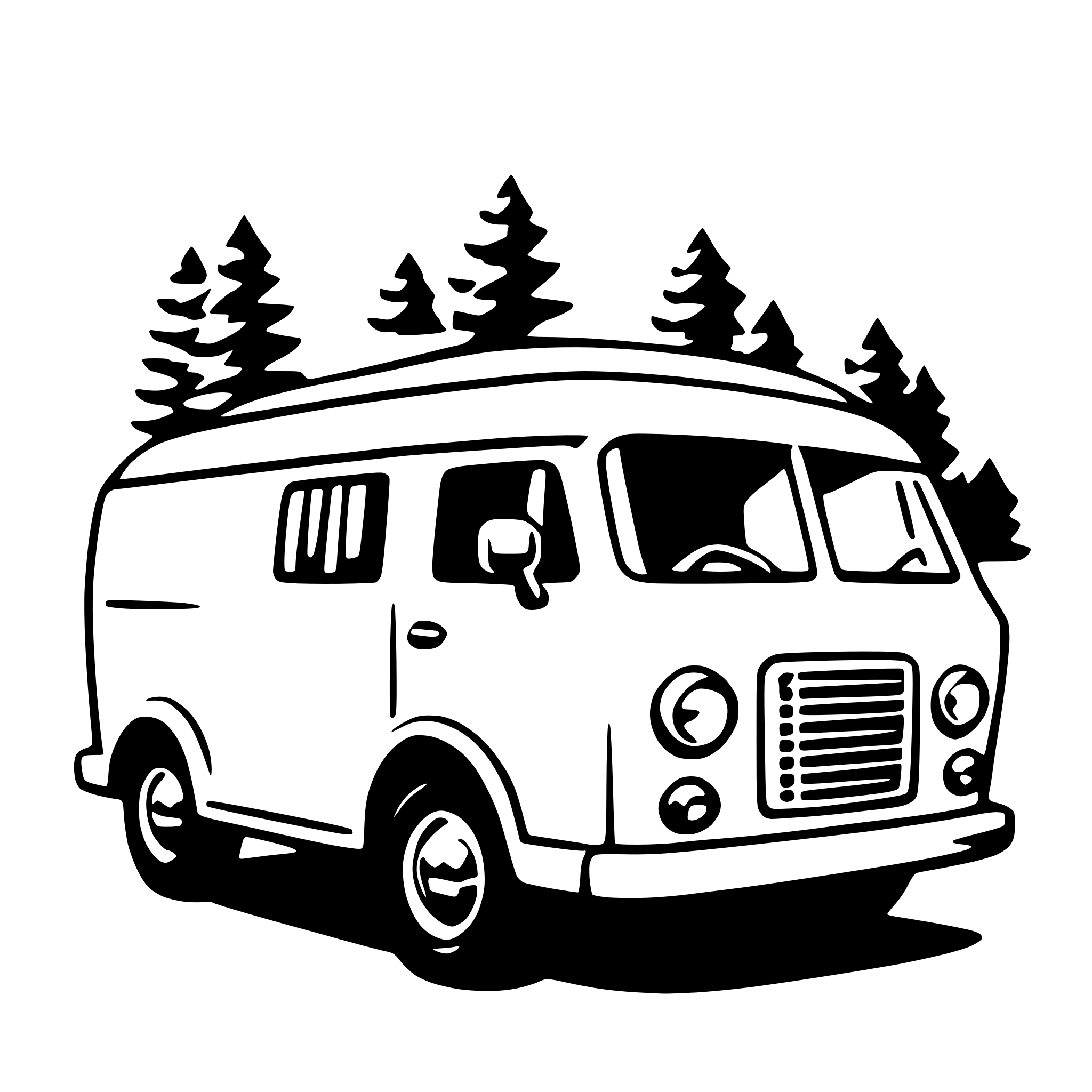 AI-generated SVG of 'van'