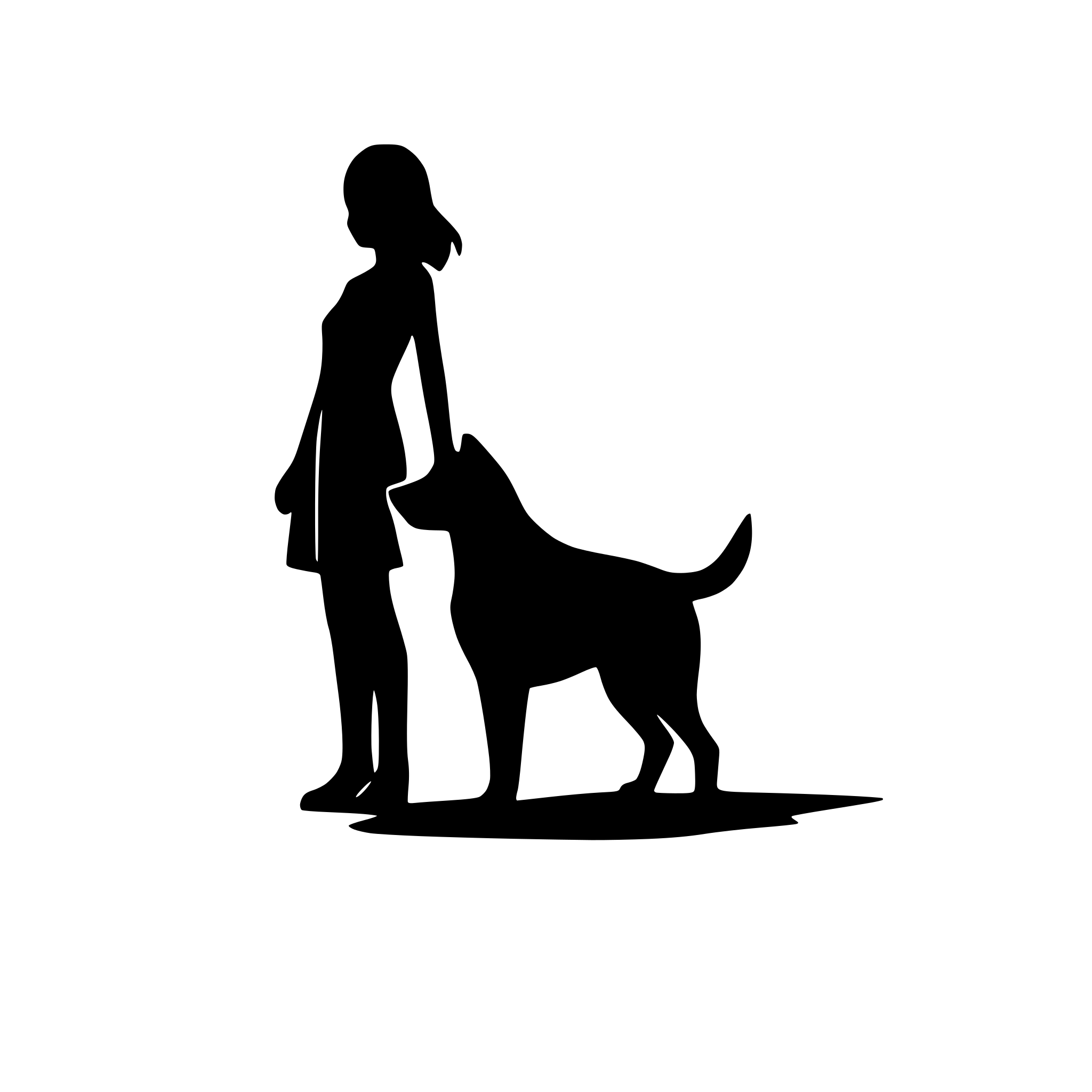 AI-generated SVG of a dog