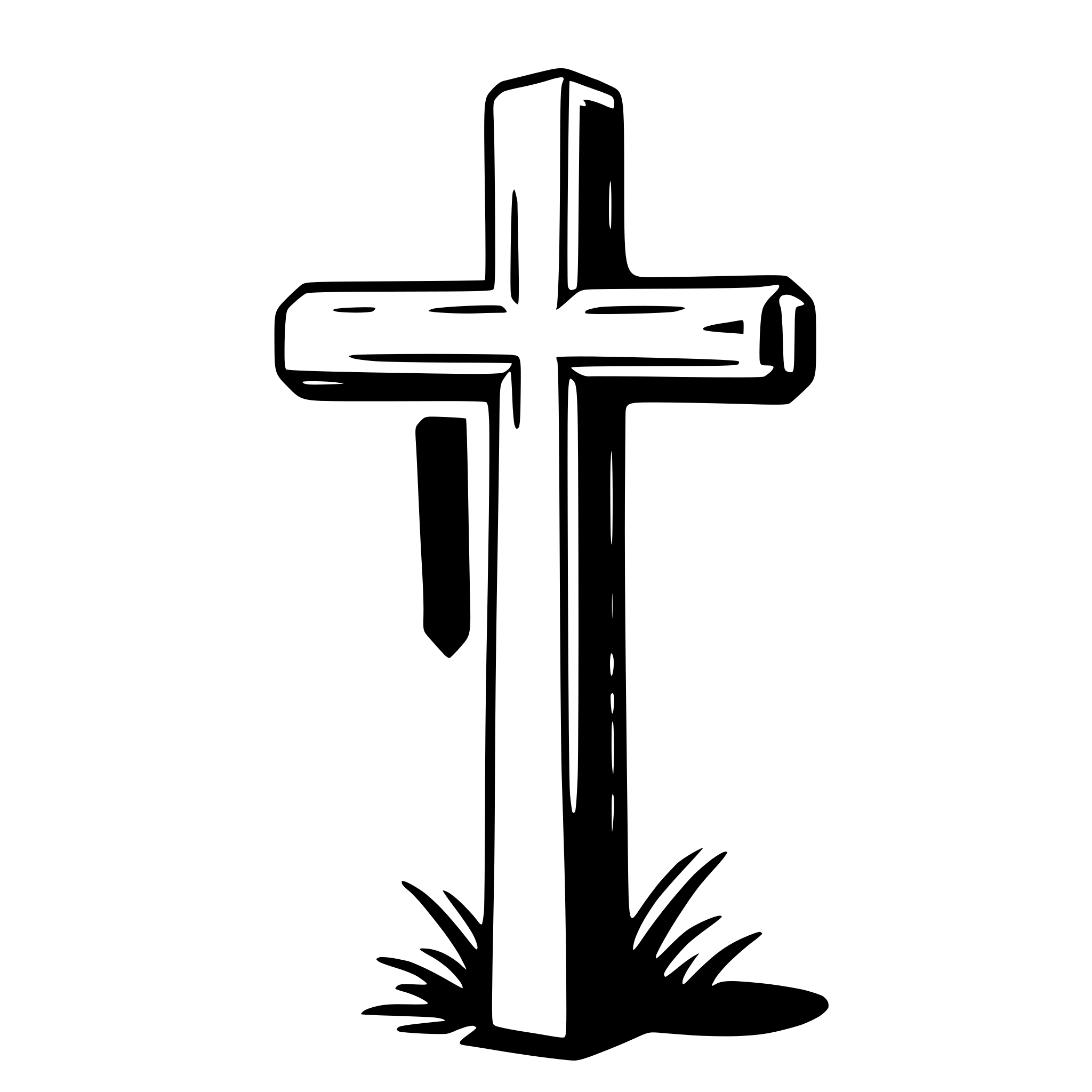 AI-generated SVG of 'cross'