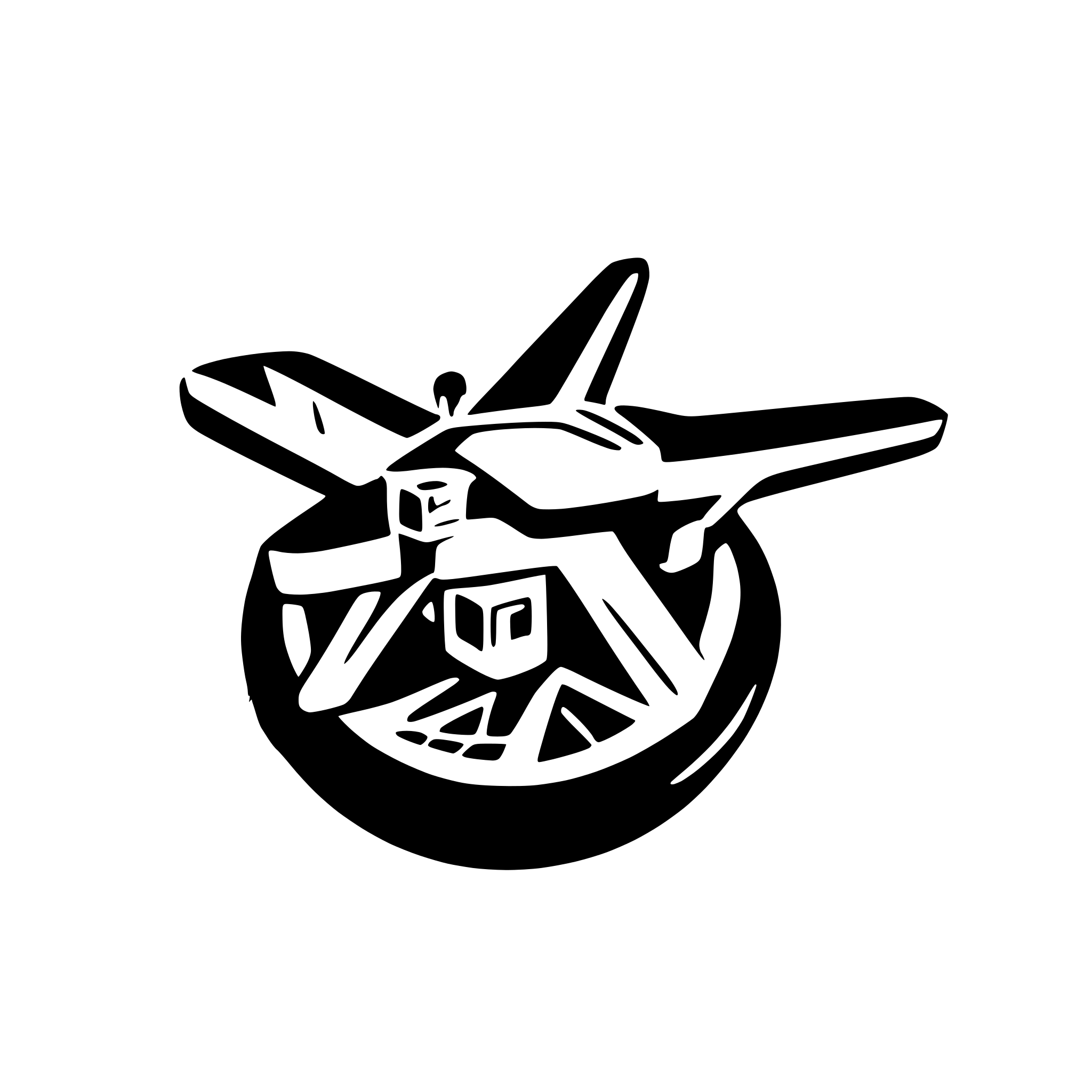 AI-generated SVG of a Generate an icon that is used in a scientific publication that shows a drone for 6G research