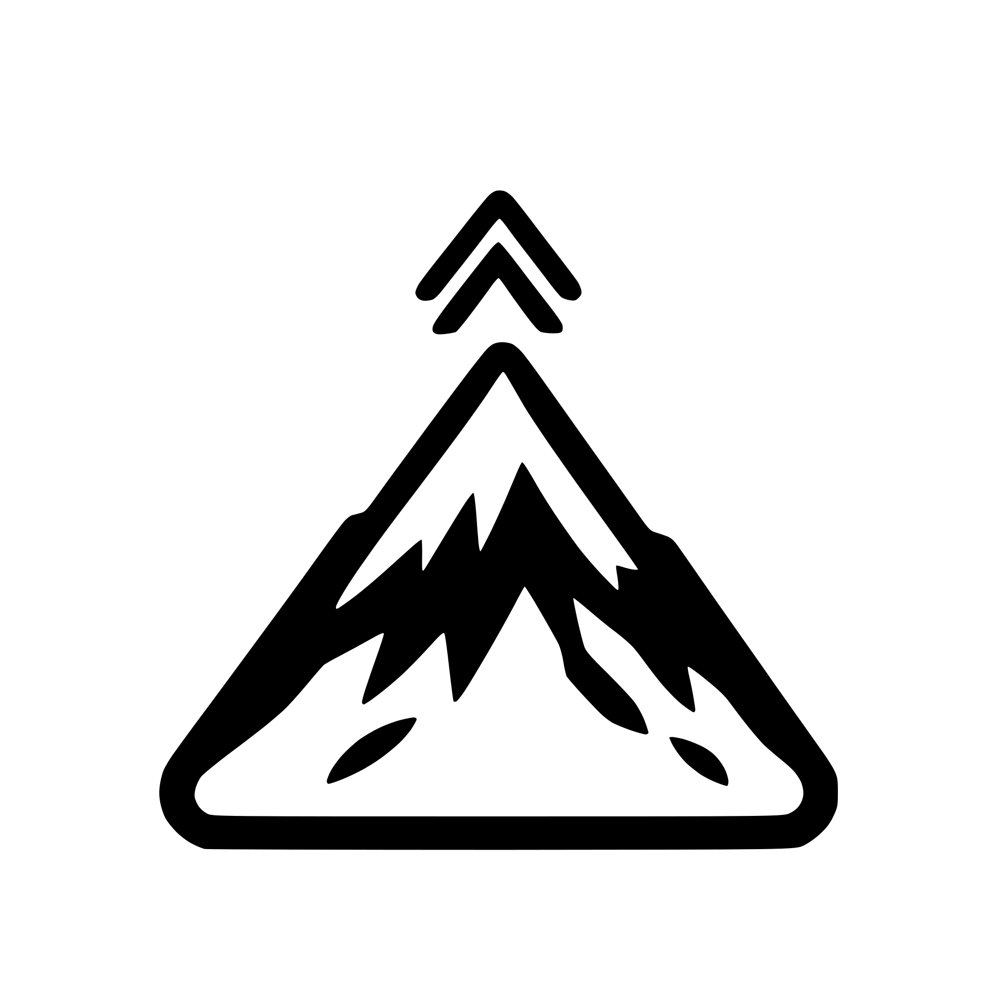 AI-generated SVG of a mountain with snow-capped peak