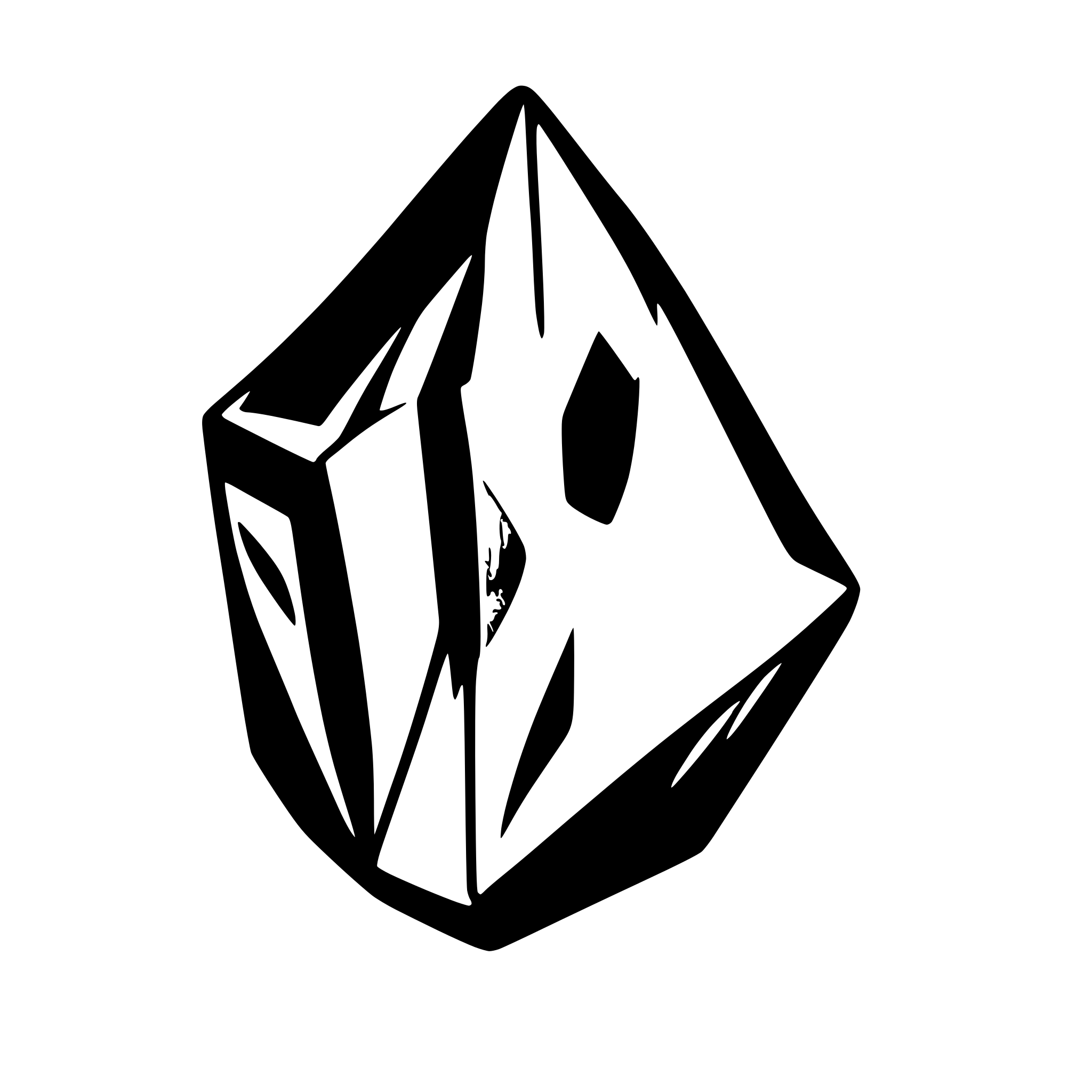 AI-generated SVG of a ore in a shape of small rectangle shard