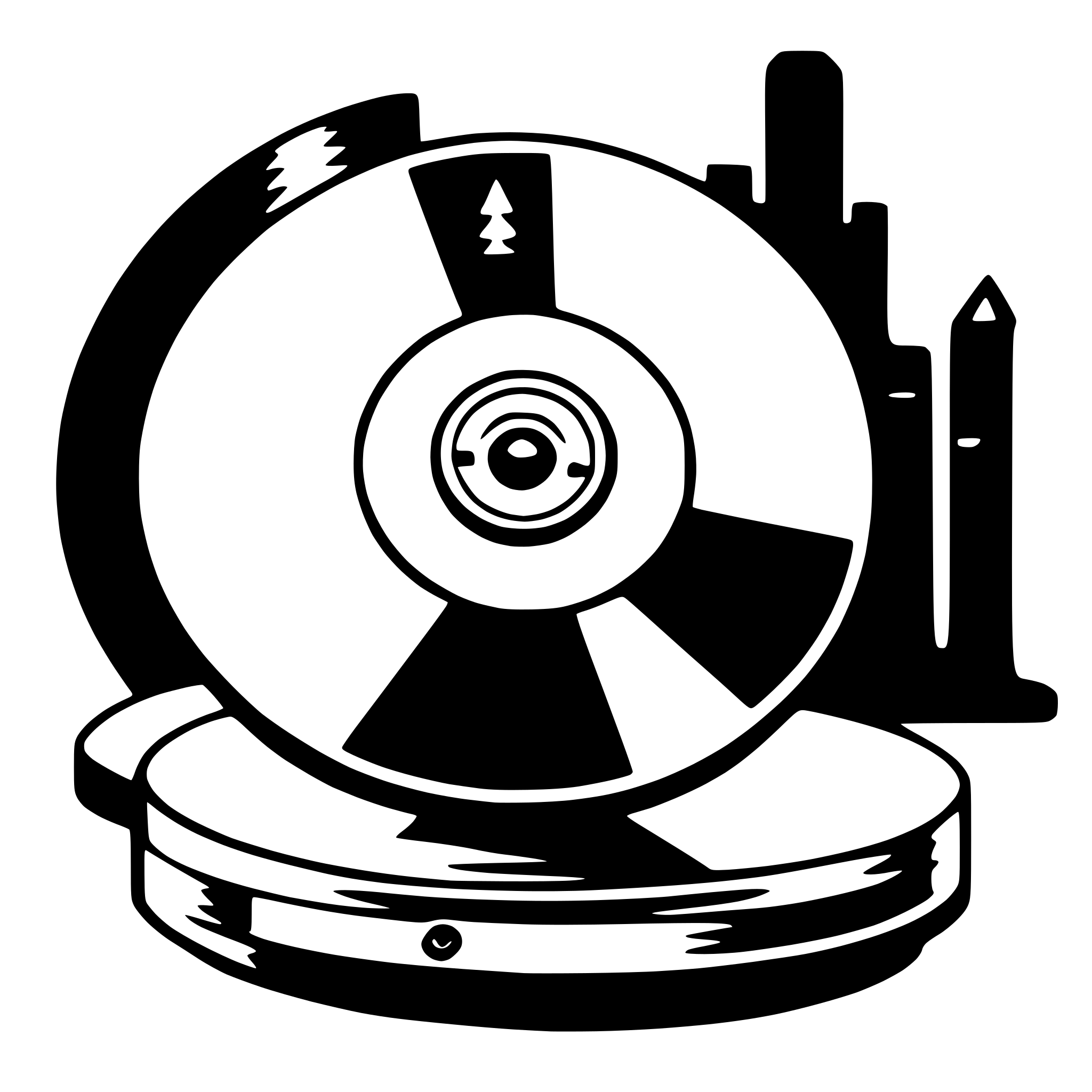 AI-generated SVG of a cd