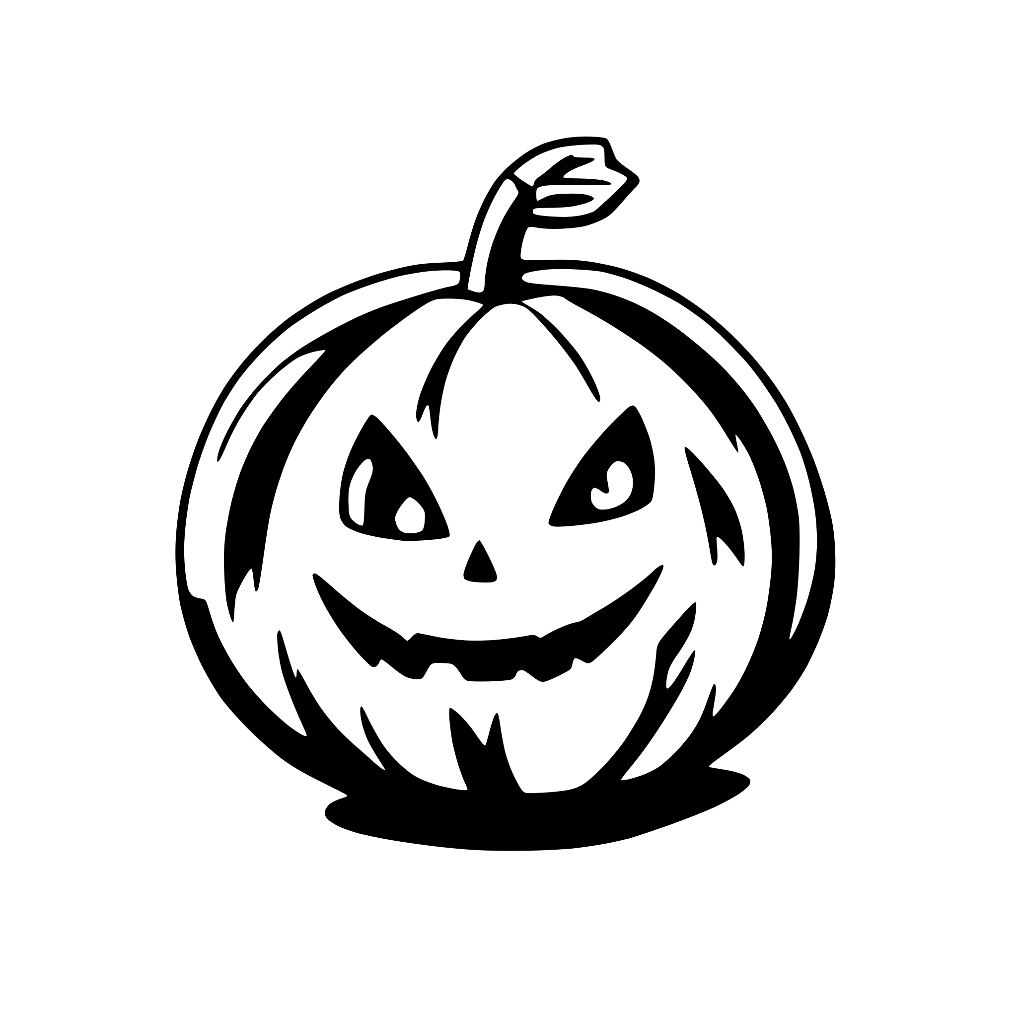 AI-generated SVG of 'pumpkin'