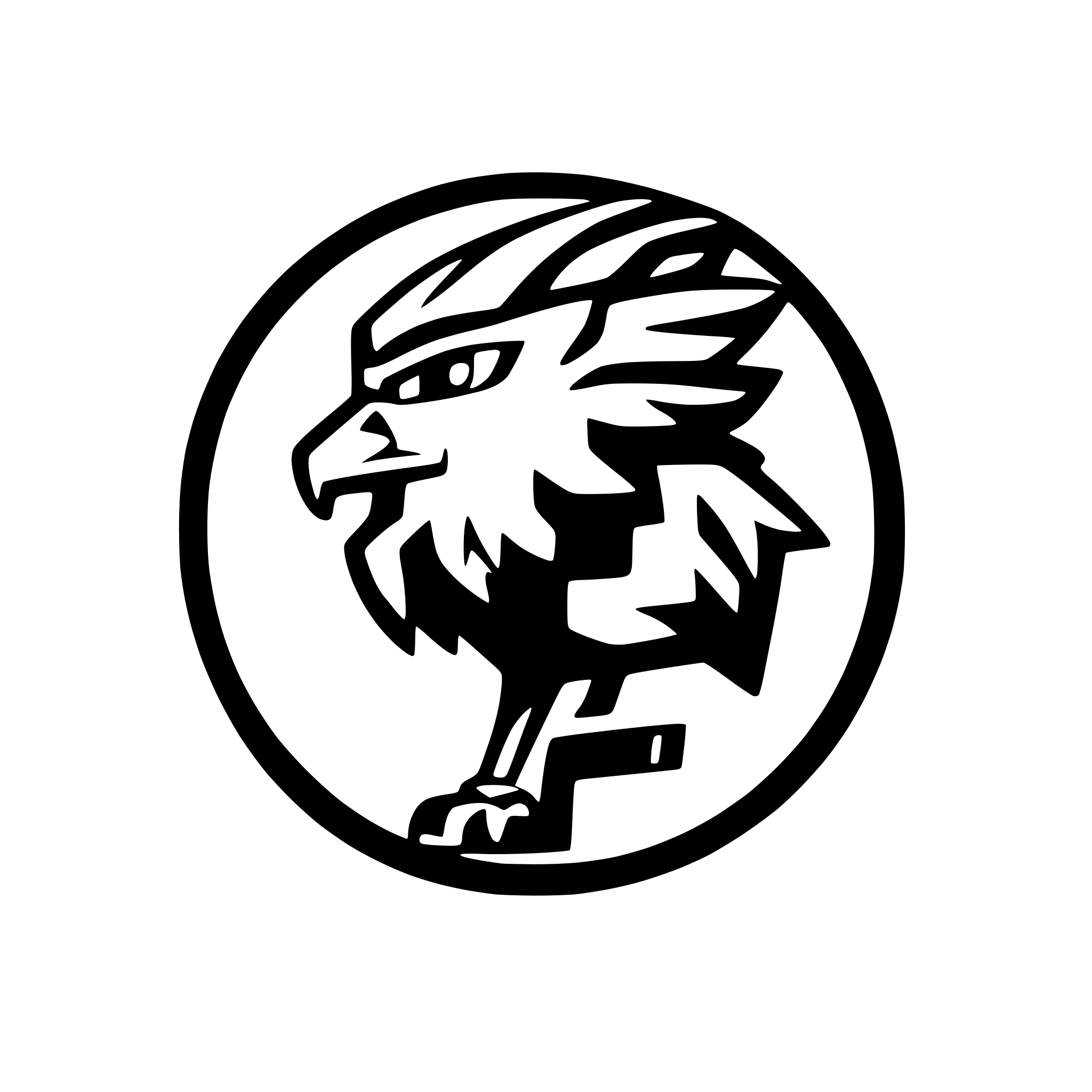 AI-generated SVG of 'minimalistic griffin'