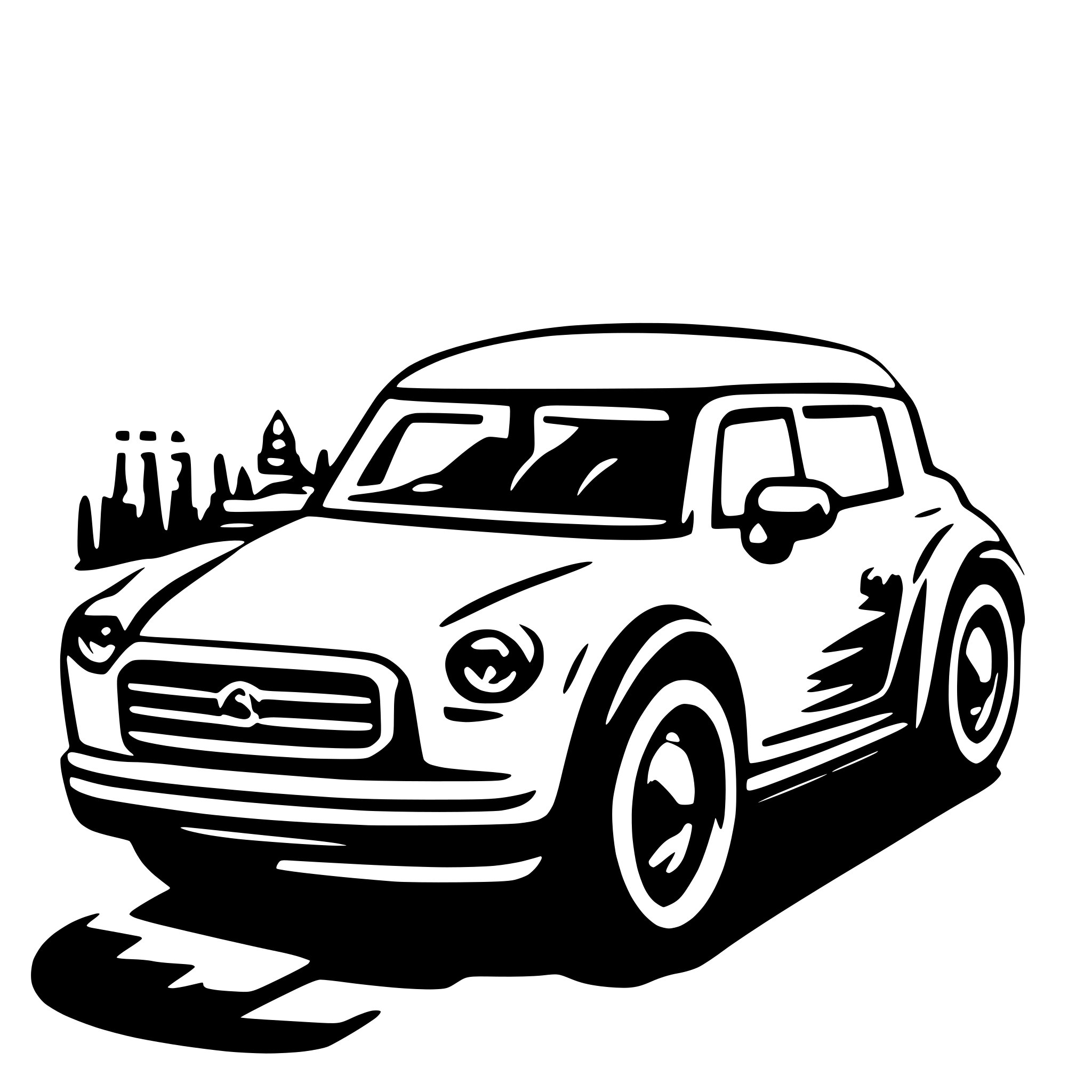 AI-generated SVG of a Intelligent car