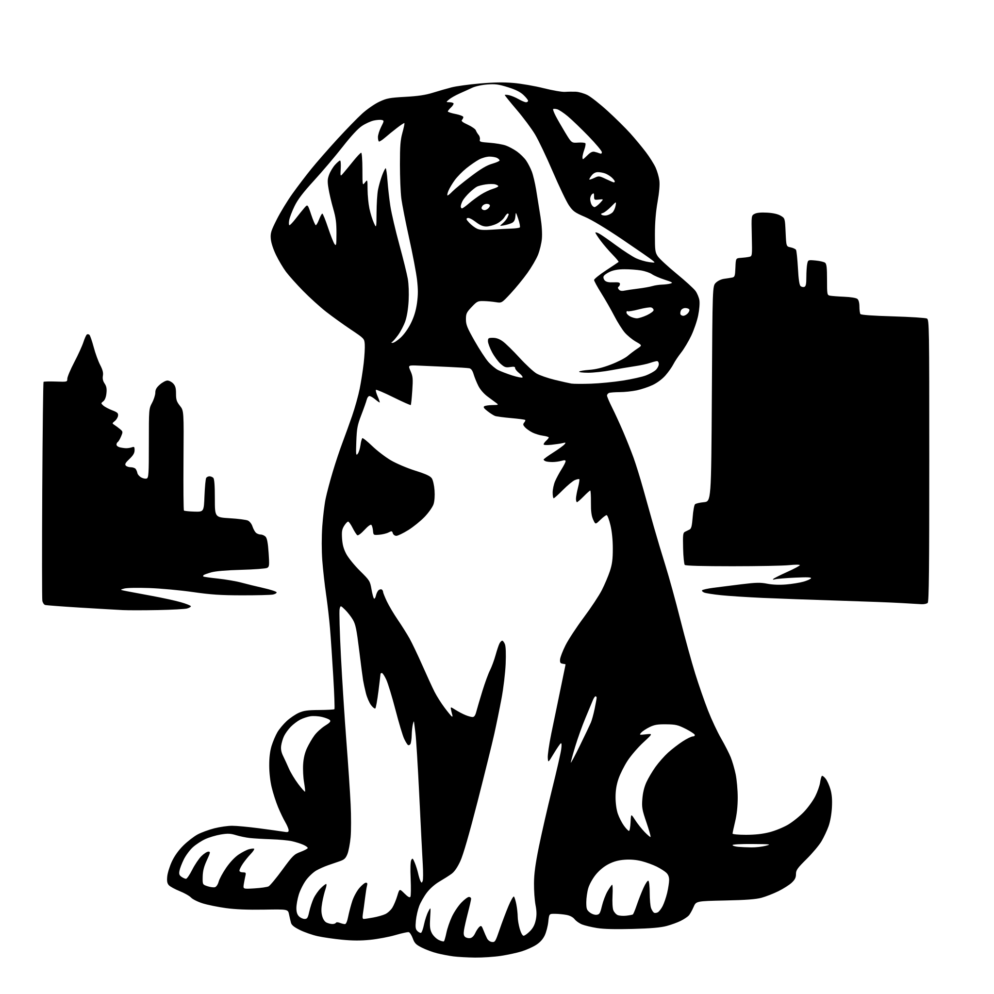AI-generated SVG of 'Dog'