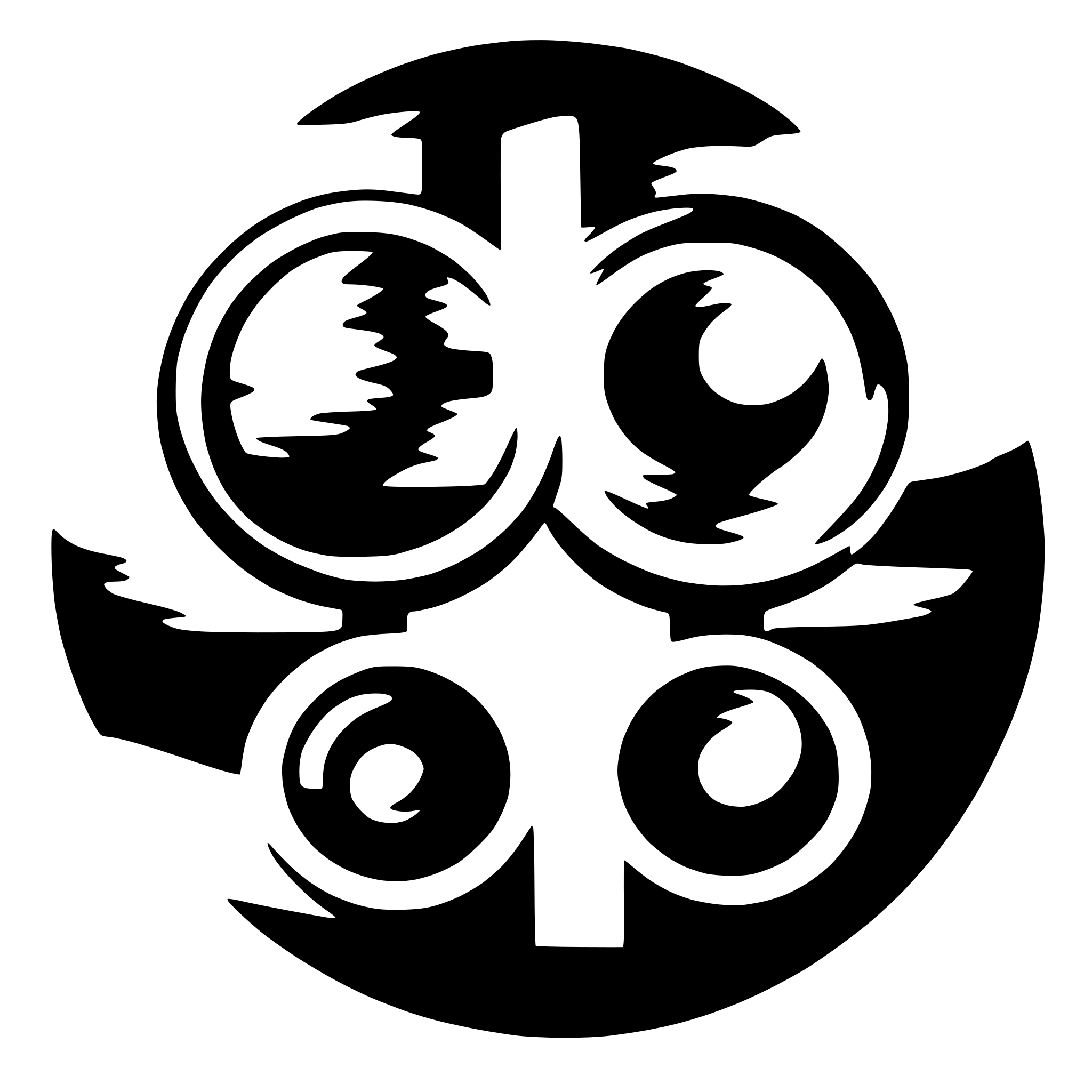 AI-generated SVG of 'four circles'