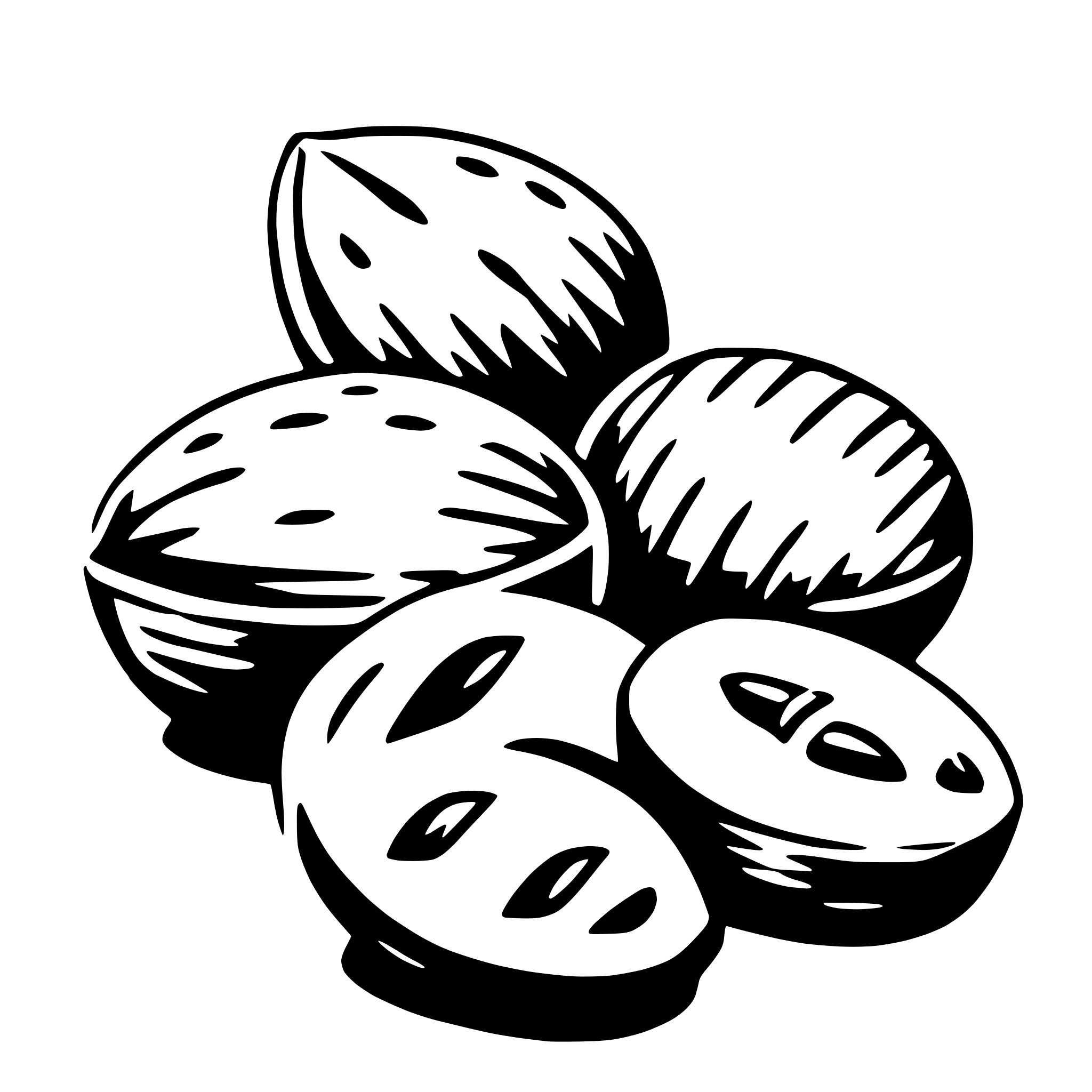 AI-generated SVG of 'nut'