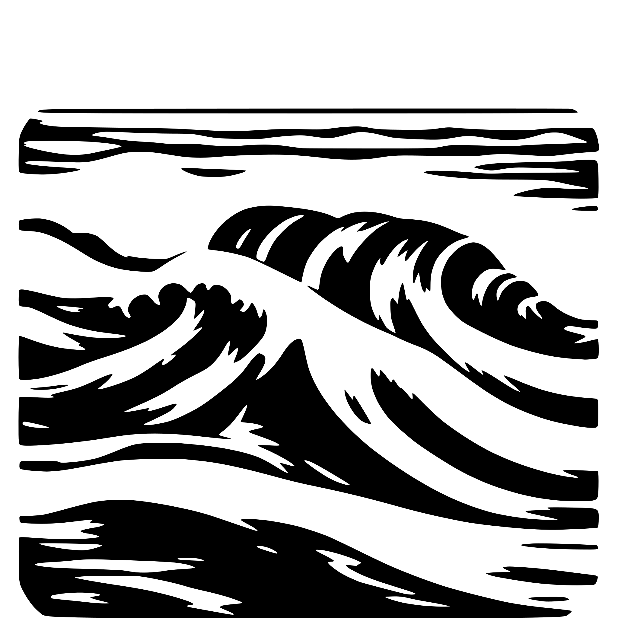 AI-generated SVG of a wave
