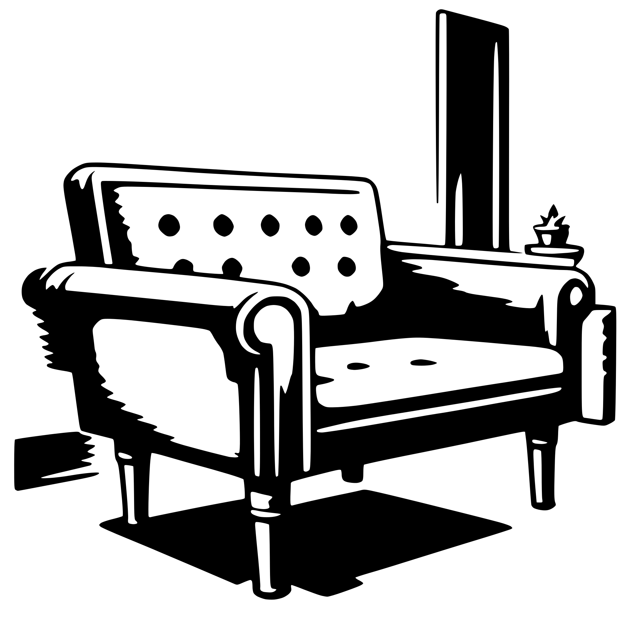 AI-generated SVG of 'sofa'