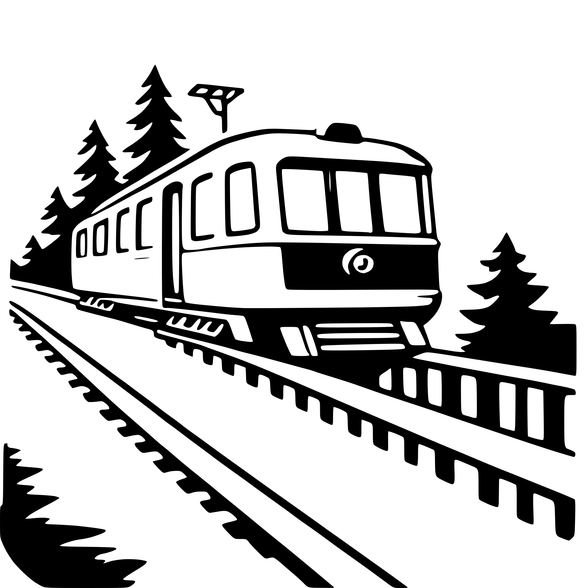 AI-generated SVG of 'funicular'