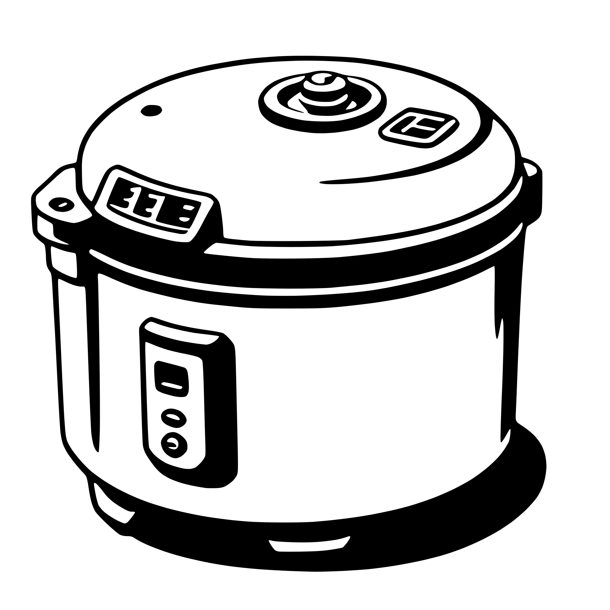 AI-generated SVG of 'rice cooker'