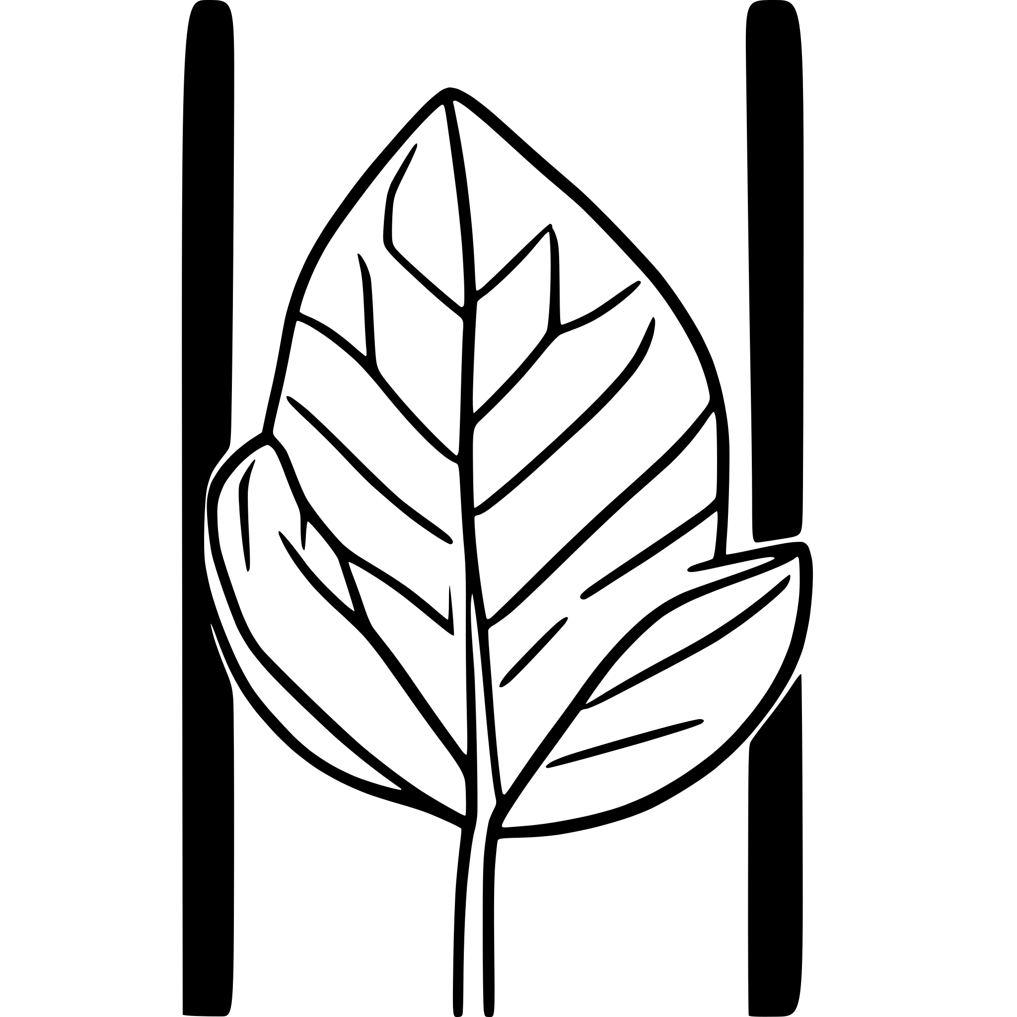 AI-generated SVG of a simple image of a leaf