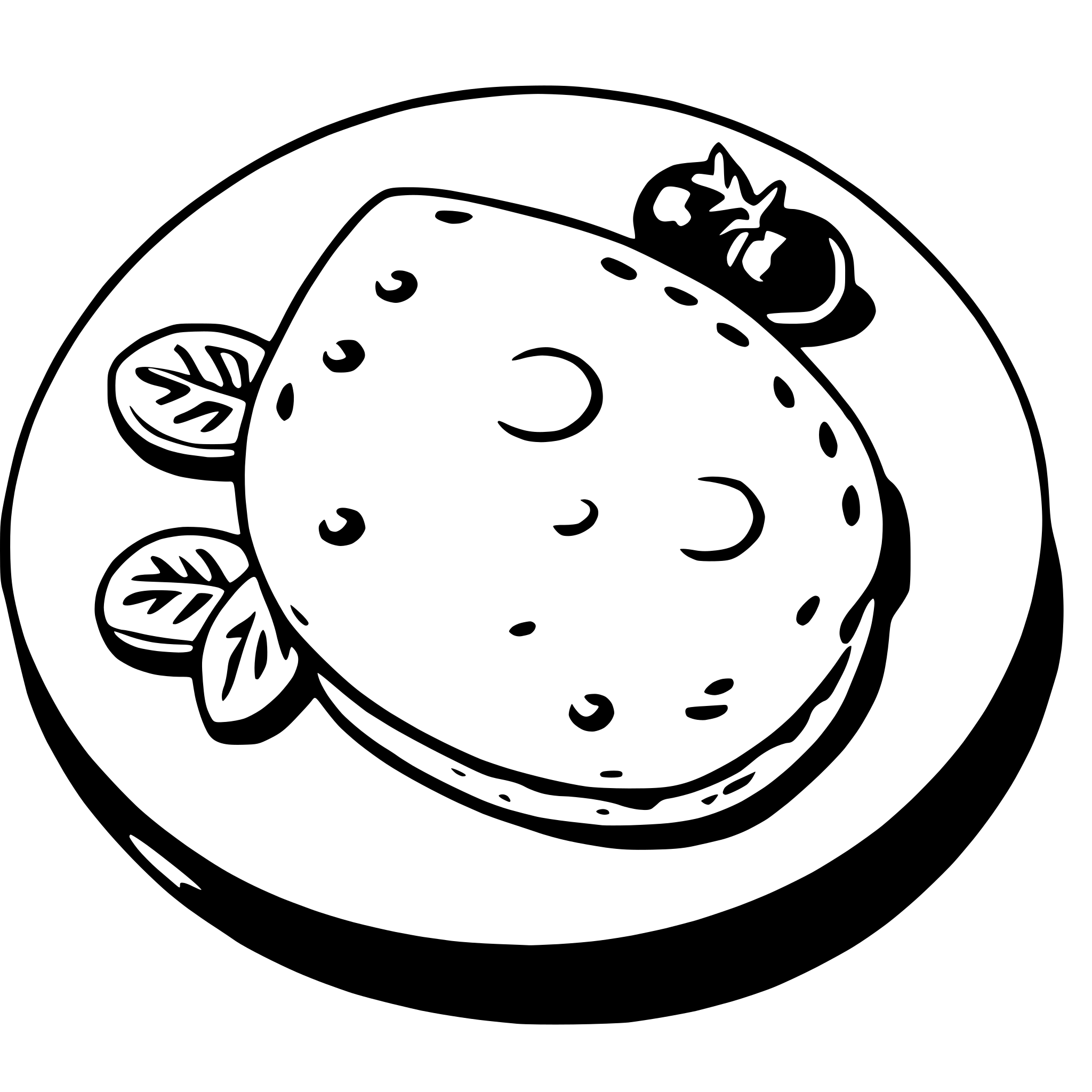 AI-generated SVG of a omelette