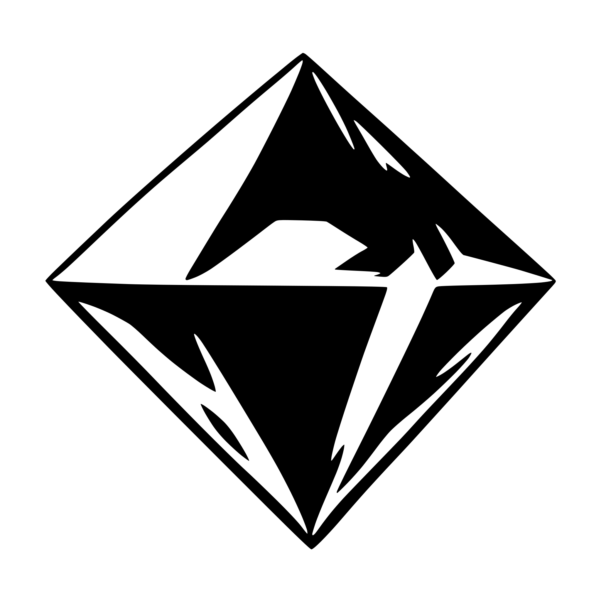 AI-generated SVG of a diamond shape with concave sides