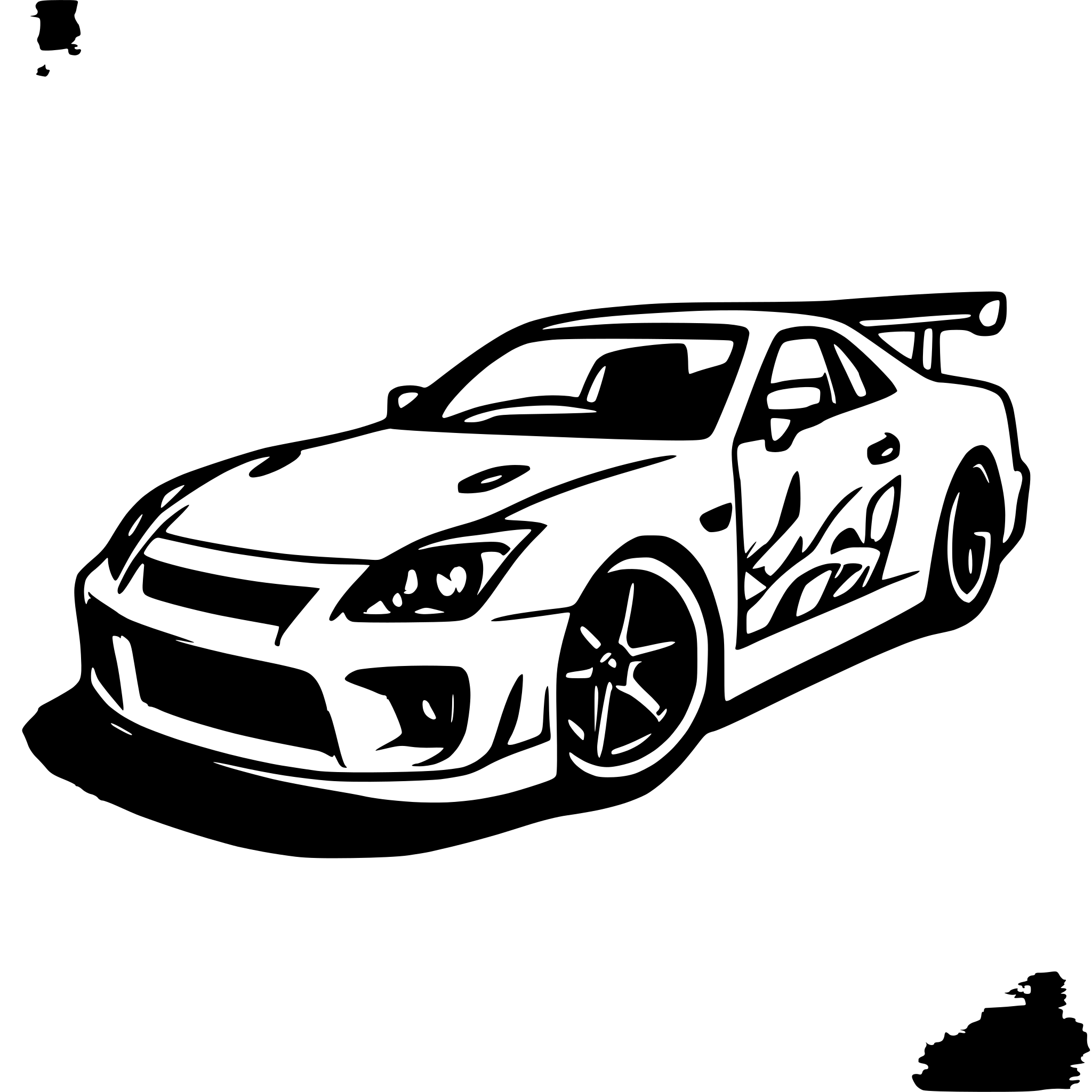 AI-generated SVG of 'nissan Skyline gtr'