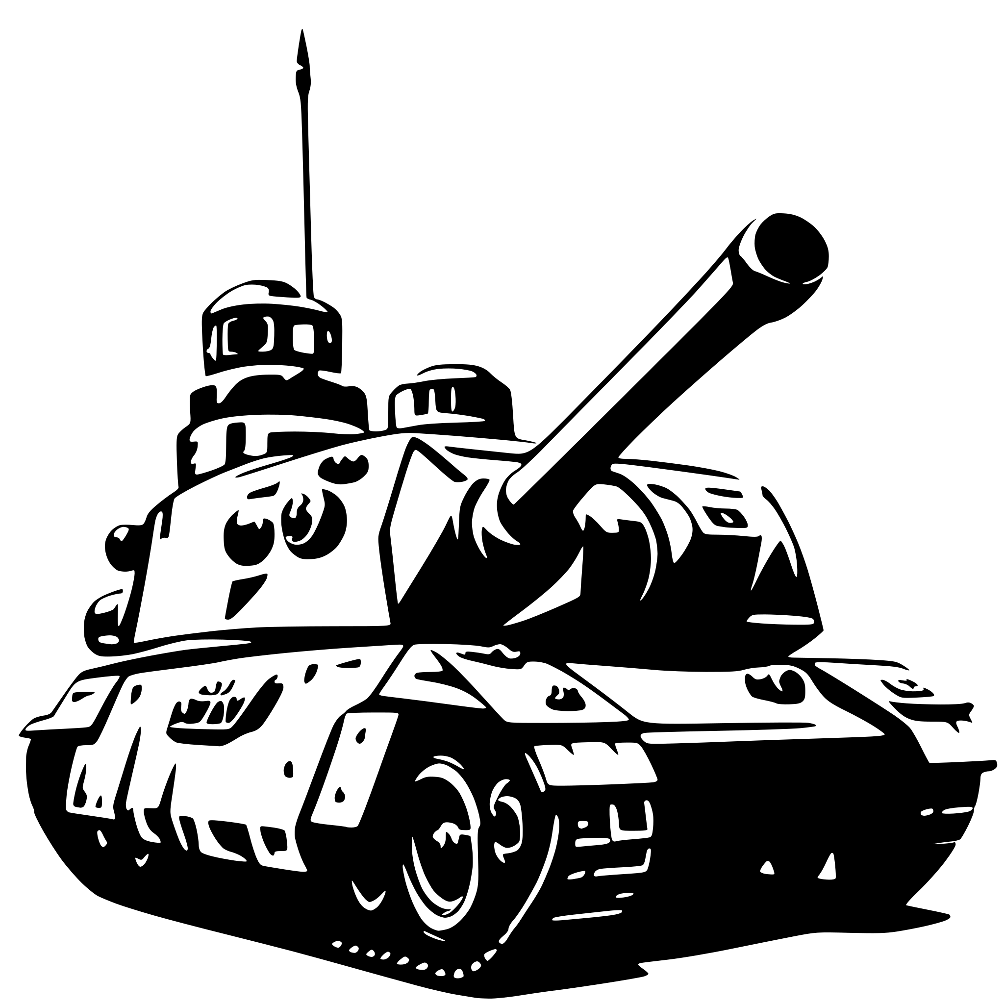 AI-generated SVG of 'military tank tester'