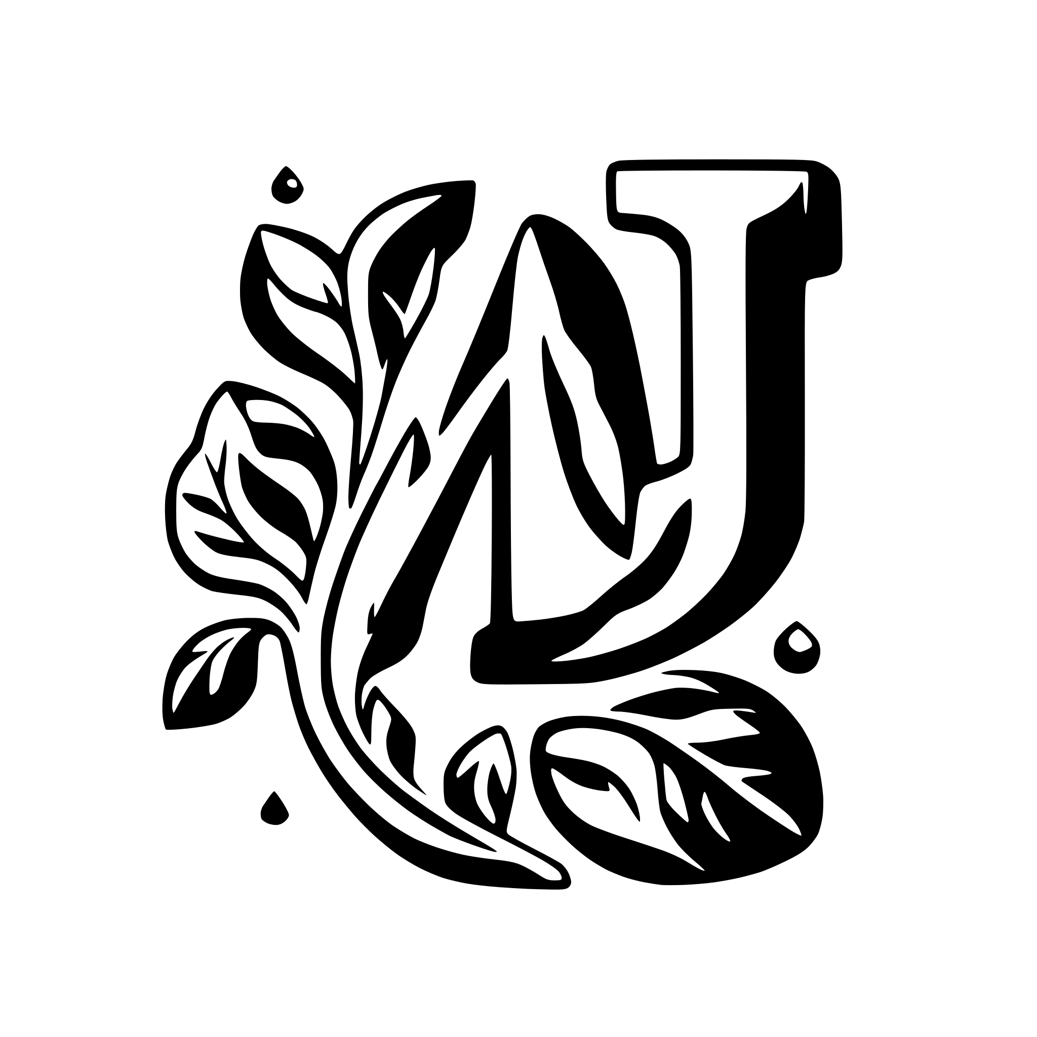 AI-generated SVG of a letters M P, black soon, icon / logo, style: romantic, fantasy, tatoo