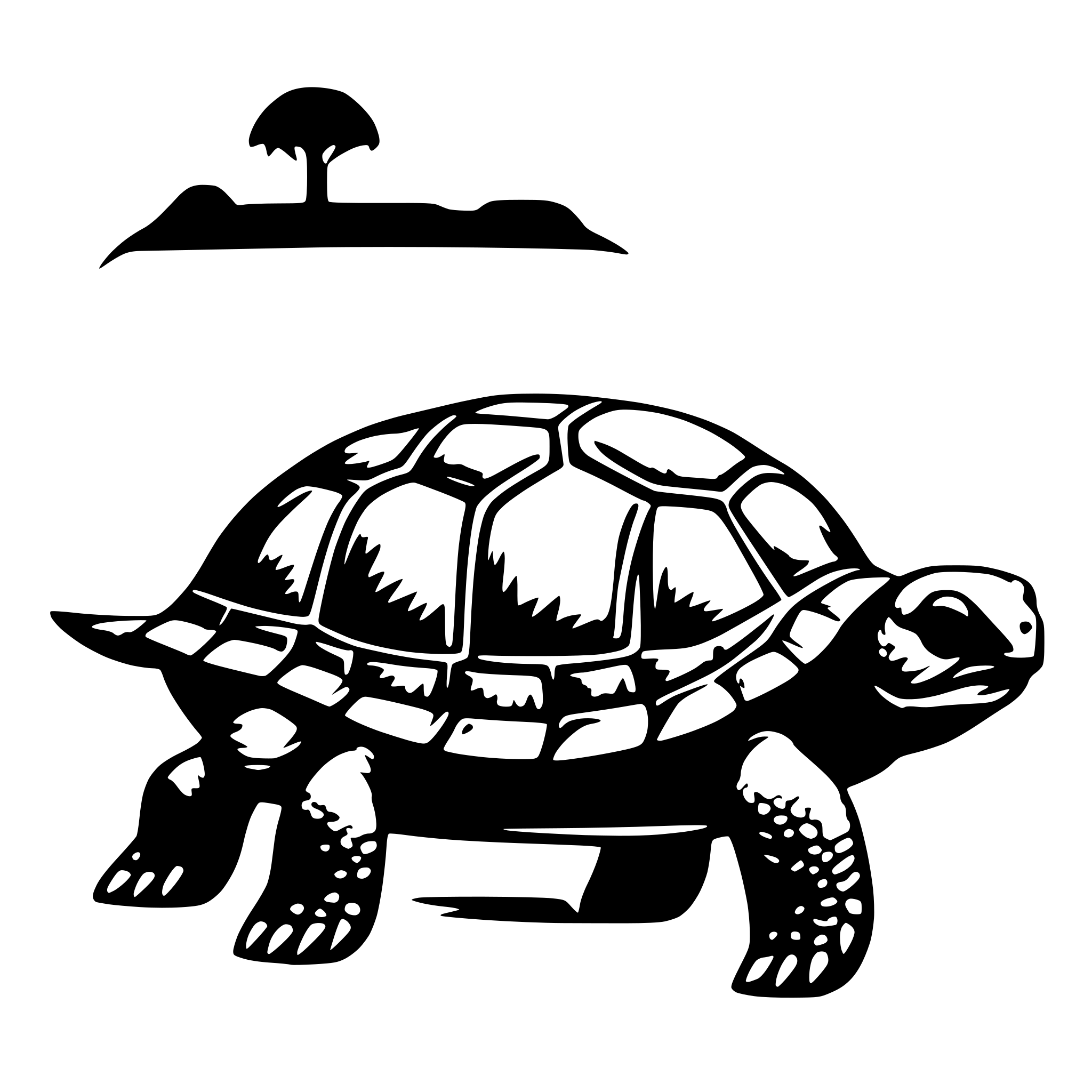 AI-generated SVG of a Turtle