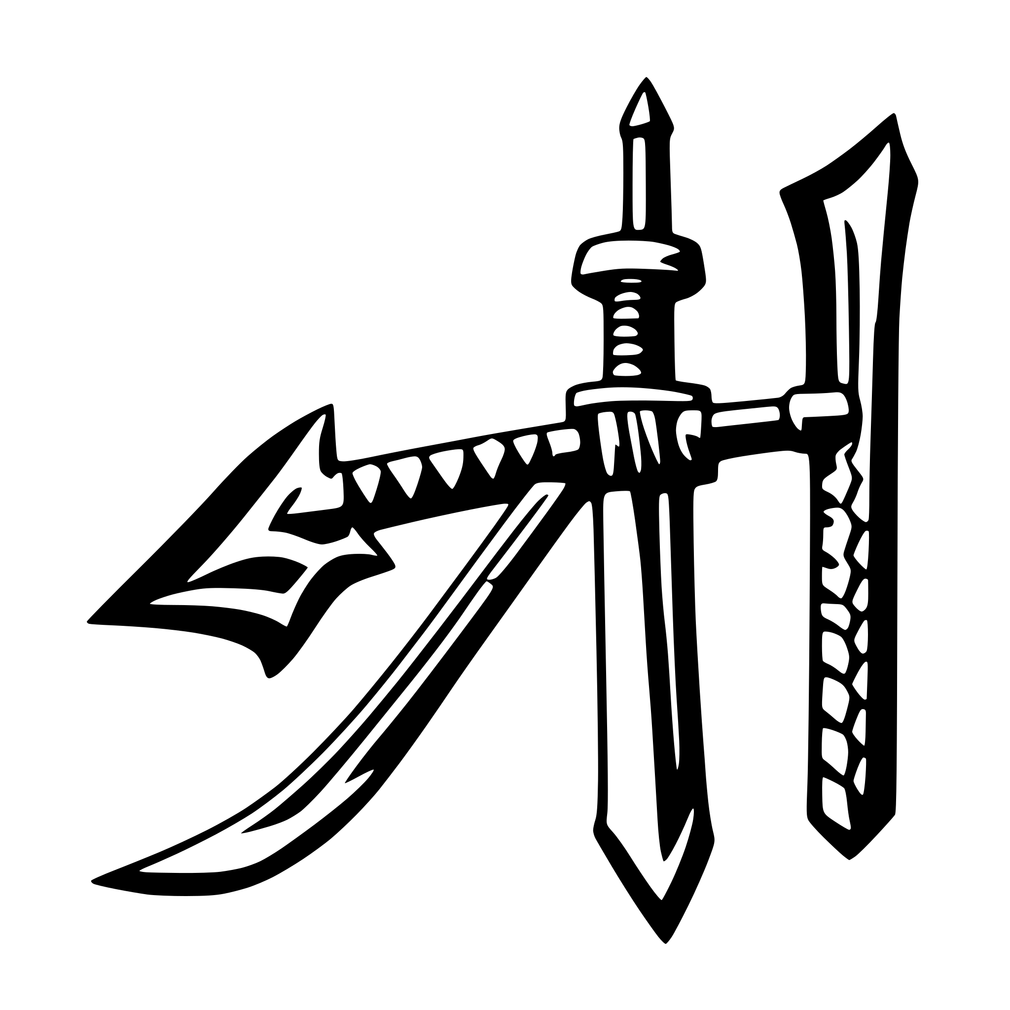AI-generated SVG of 'War hammer weapons'