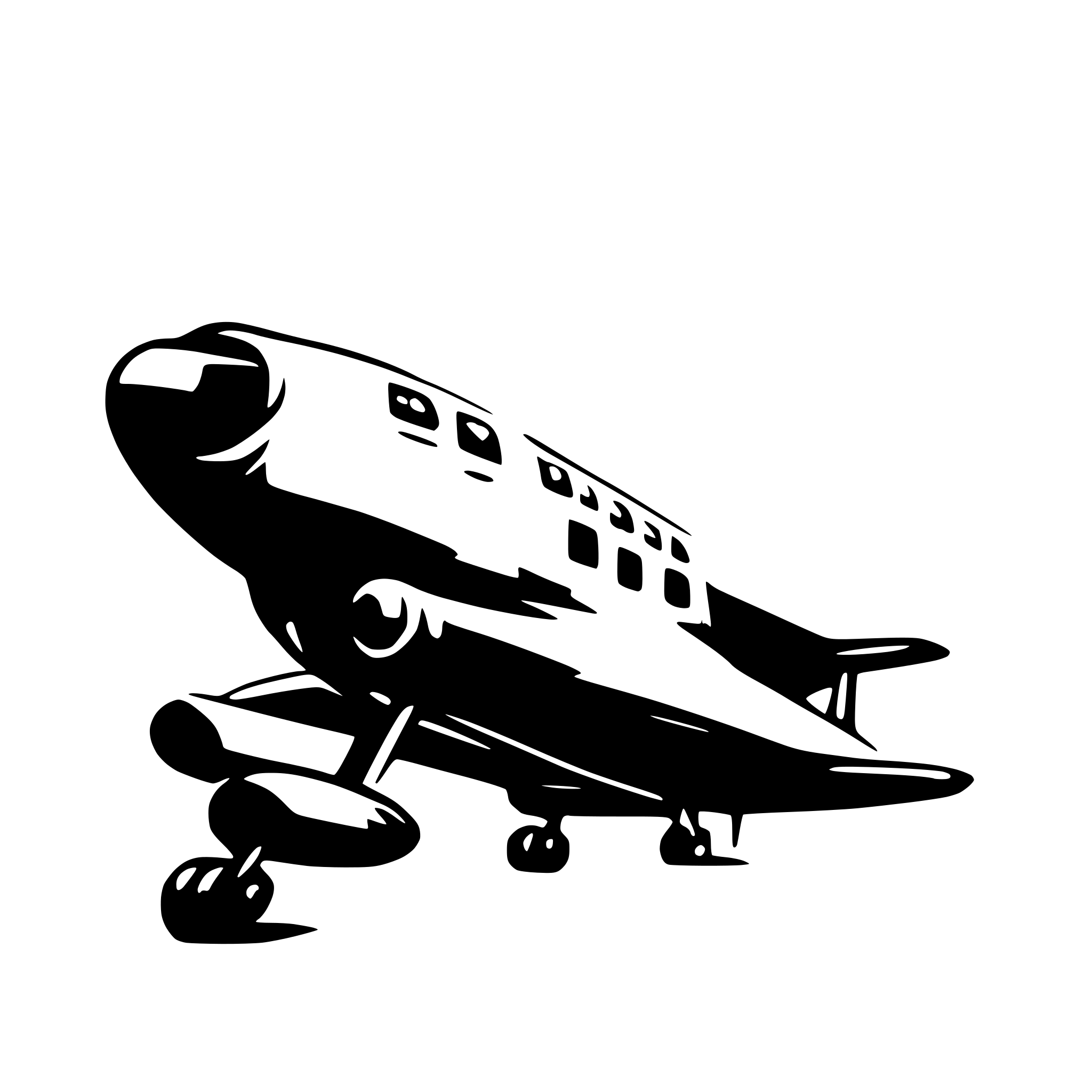 AI-generated SVG of 'aircraft'