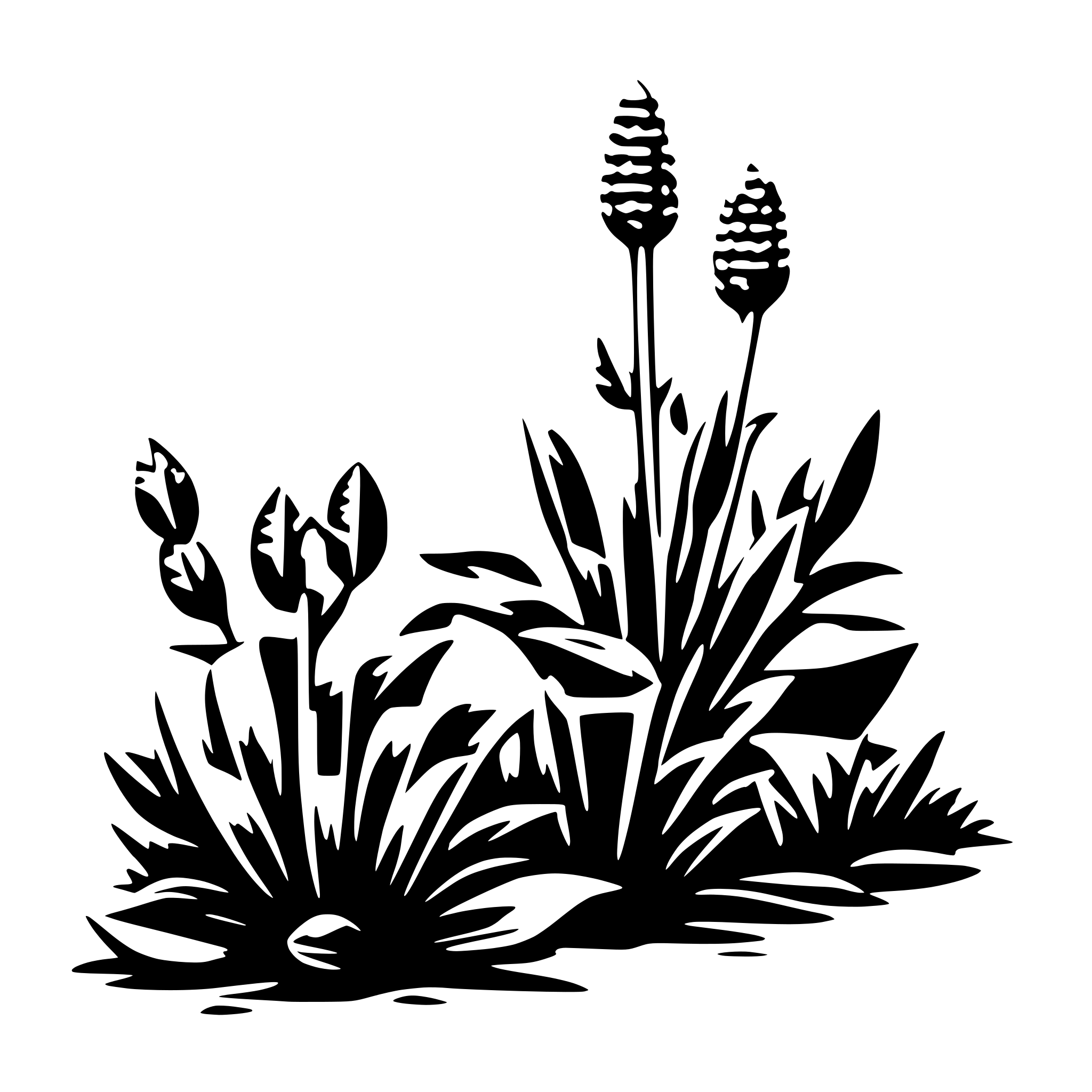 AI-generated SVG of 'минималистическая симметричная снежинка'