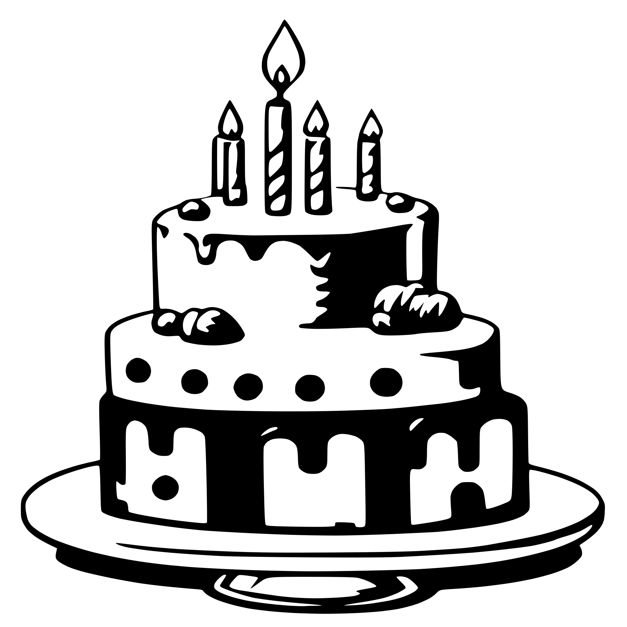 AI-generated SVG of a happy birthday