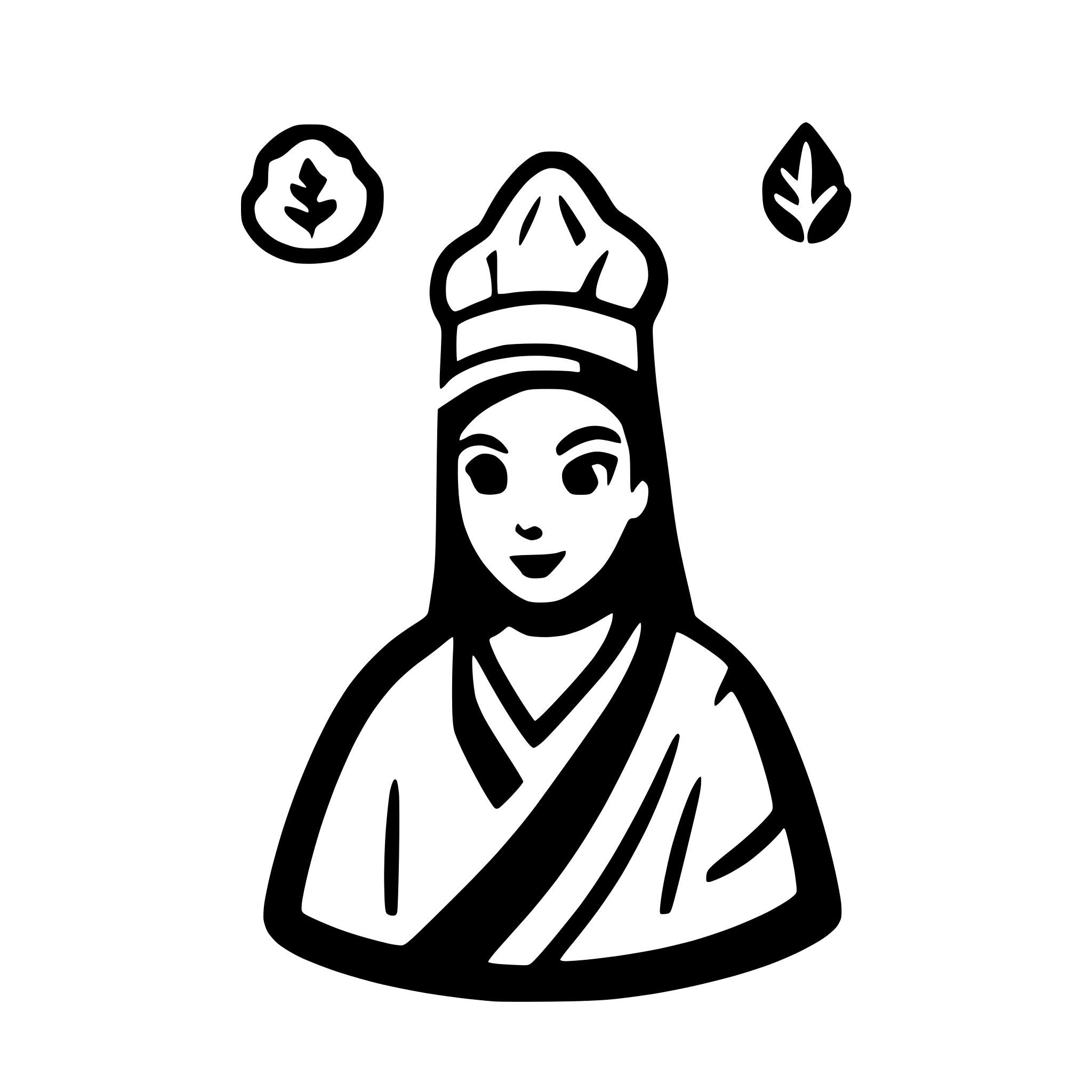 AI-generated SVG of a confusius icon