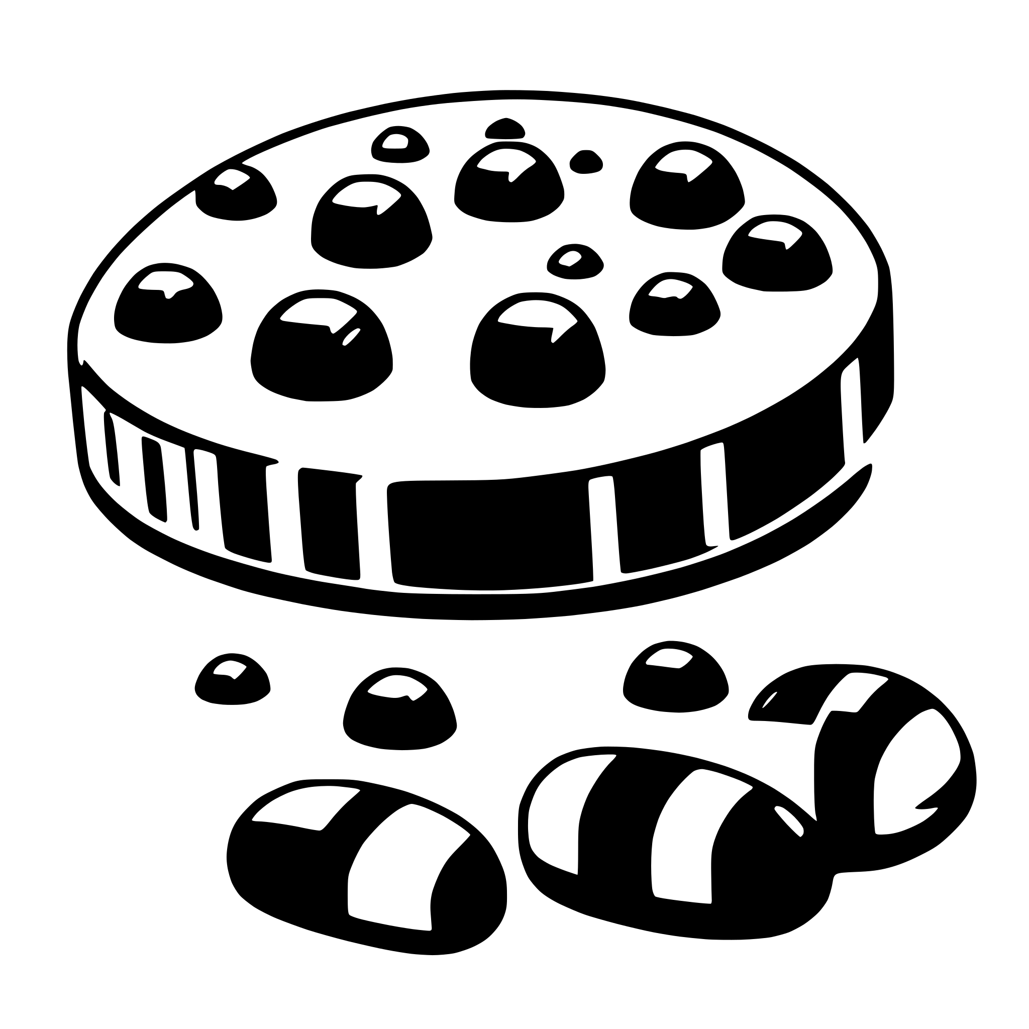 AI-generated SVG of a candy