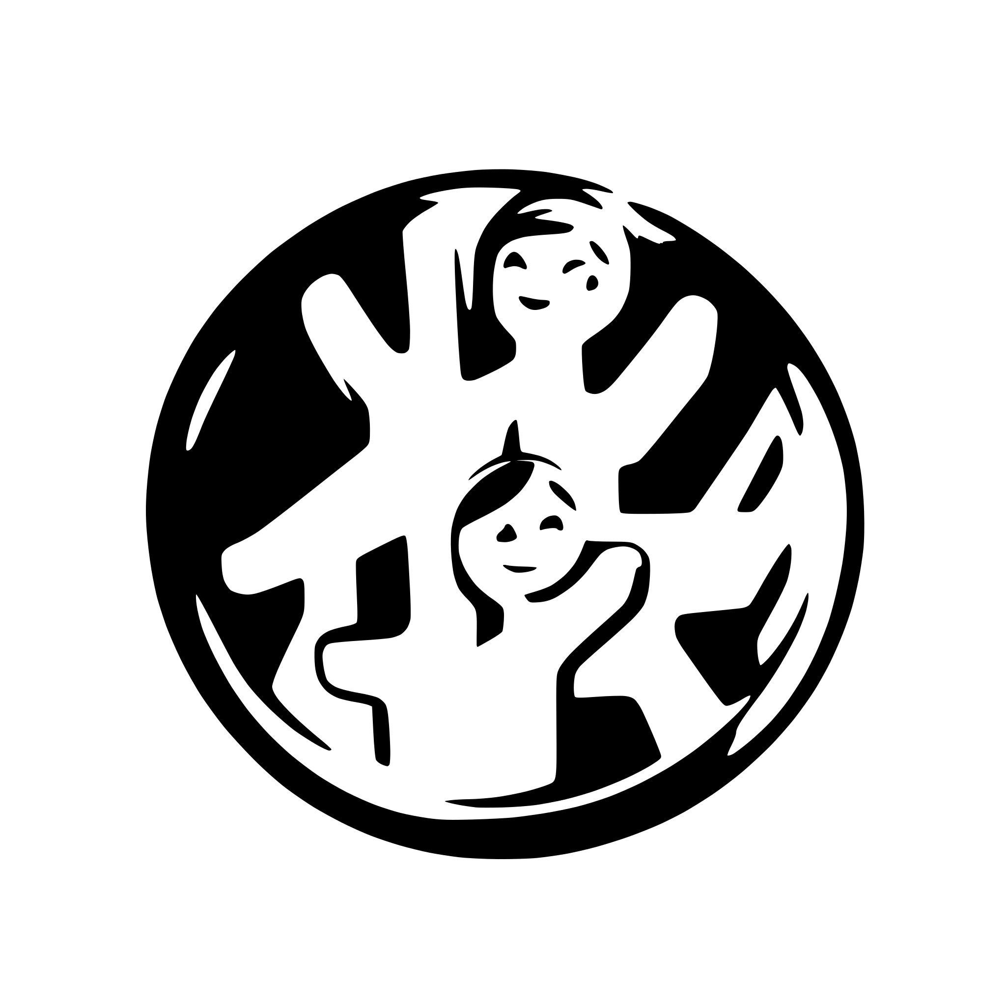 AI-generated SVG of a family