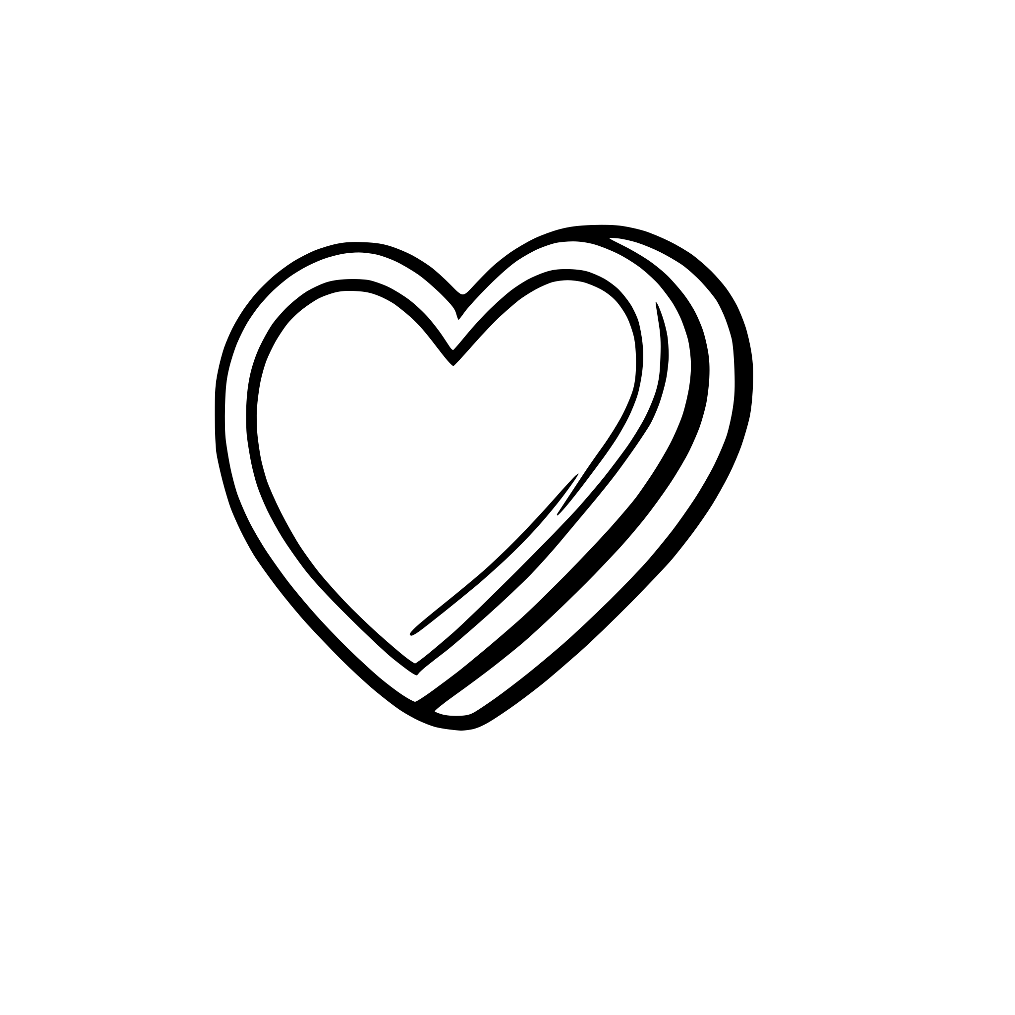 AI-generated SVG of a love heart