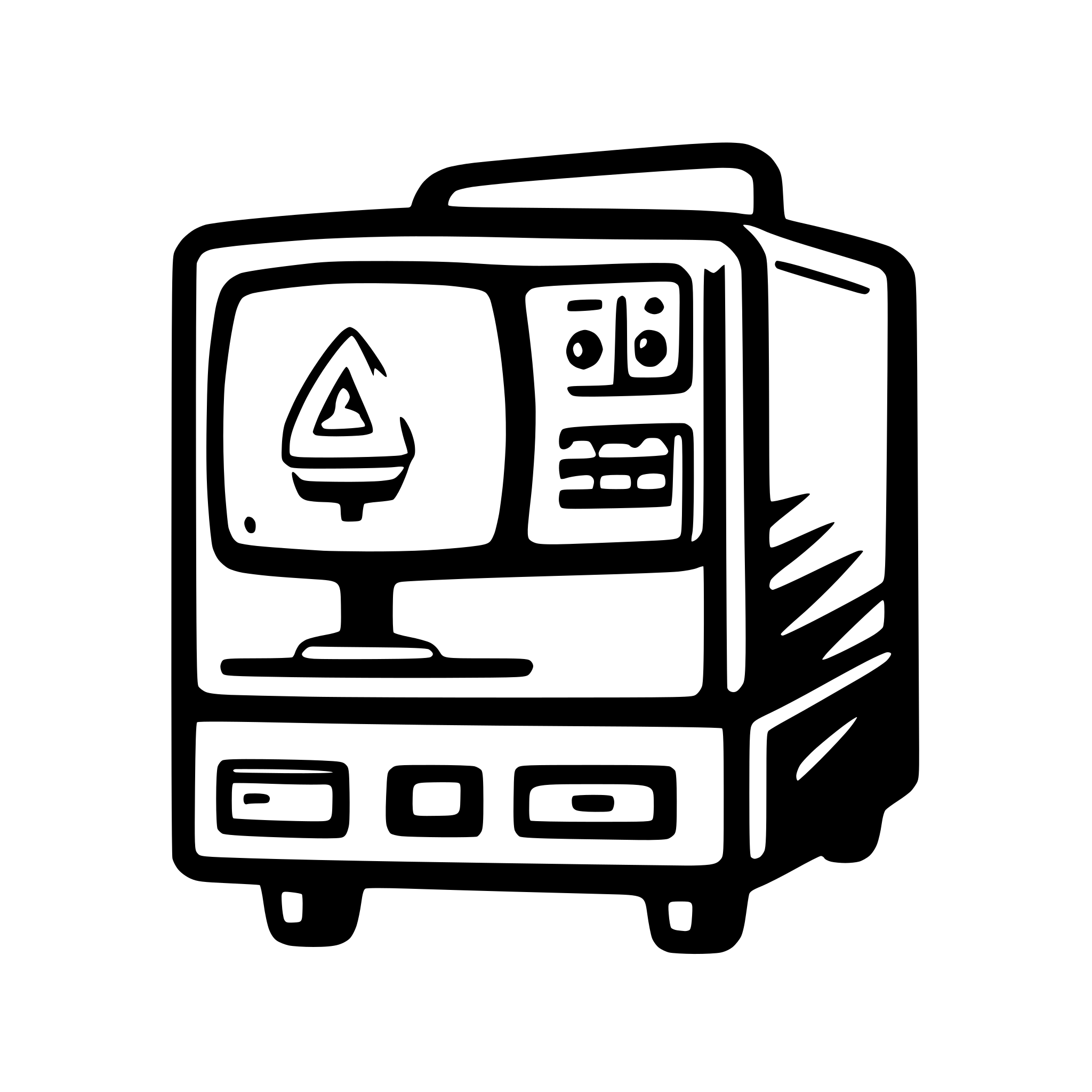 AI-generated SVG of a Computer Server TV Private Secret Exclusive Pirate