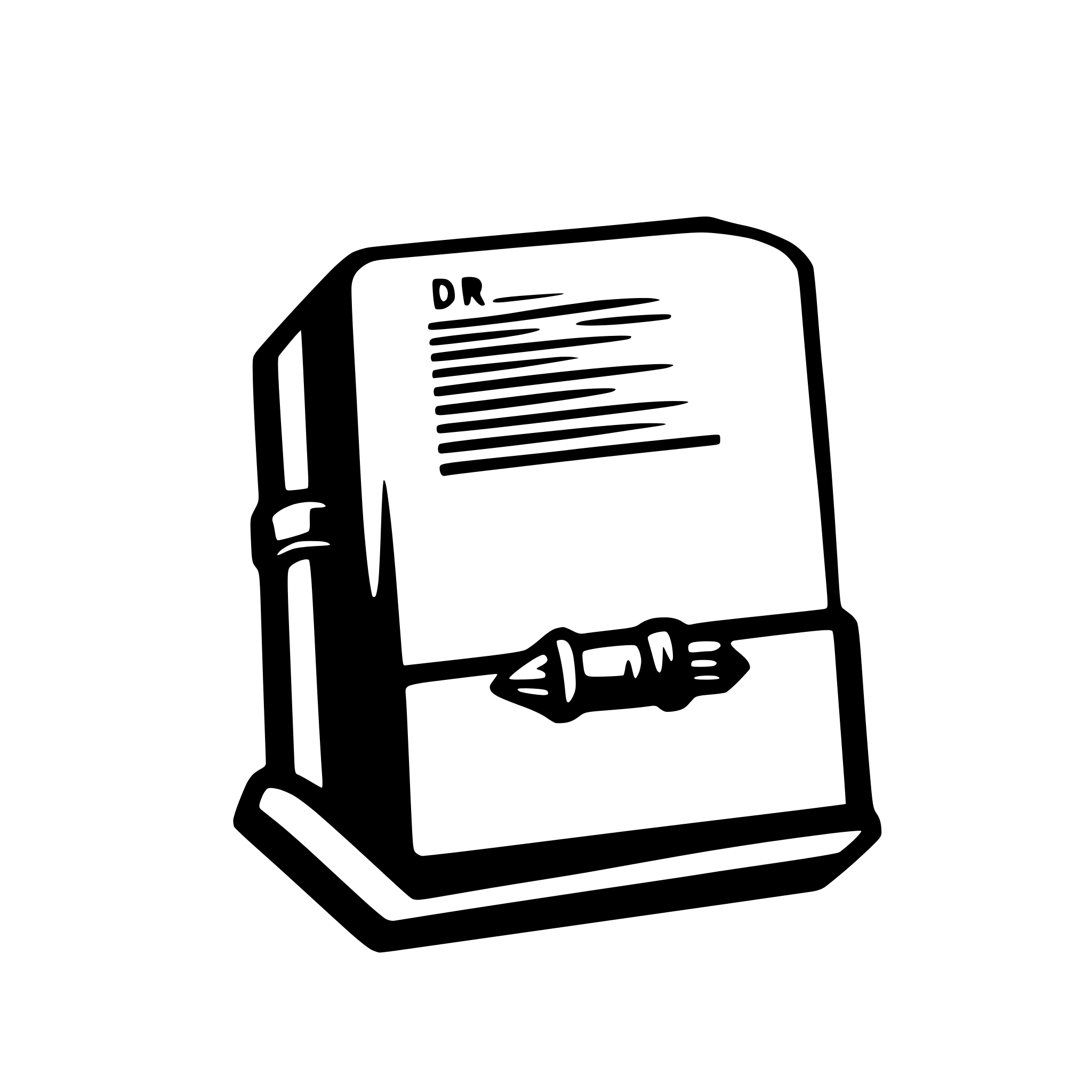 AI-generated SVG of a an icon of books drm free downloader for a mobile application.