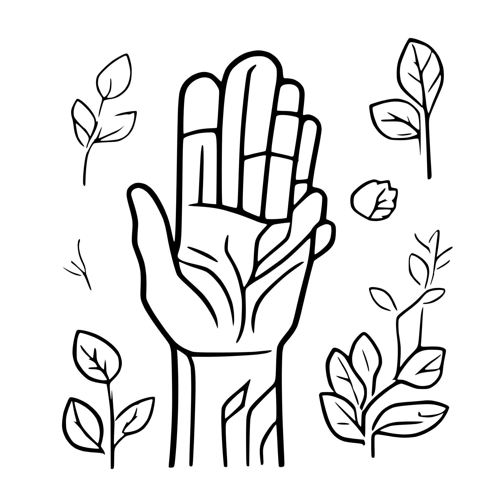 AI-generated SVG of a Thumbs up