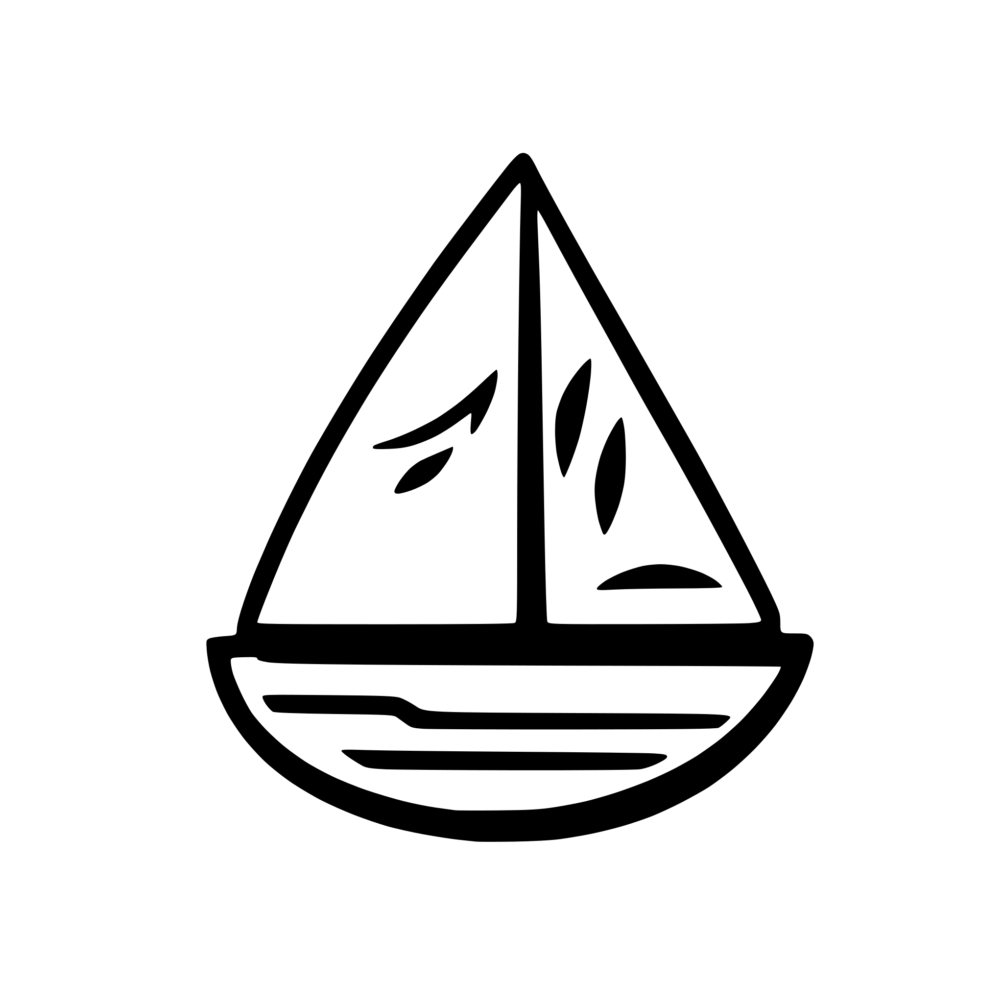 AI-generated SVG of 'simple 2d floating sailbot icon'