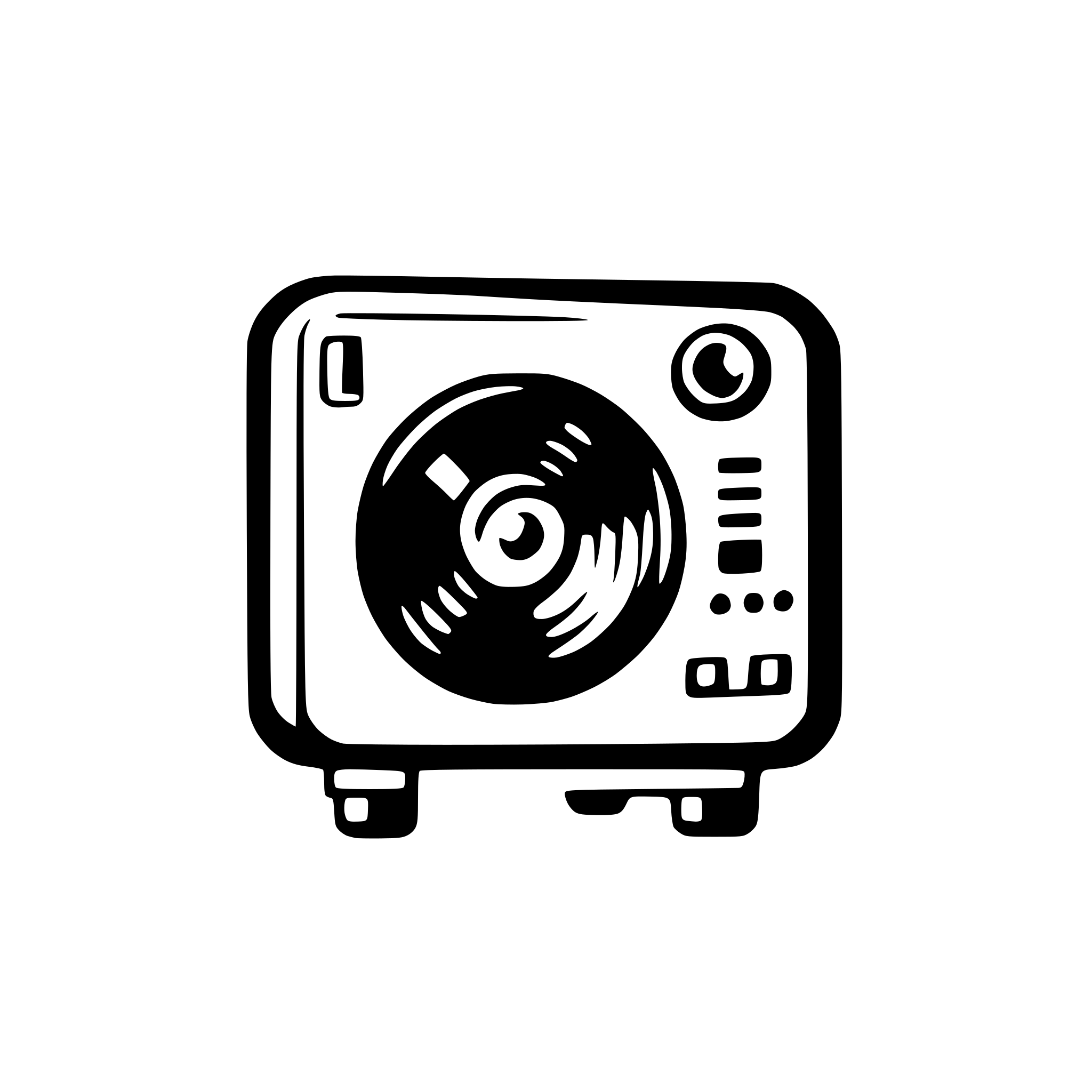 AI-generated SVG of a audio speaker, minimalistic, icon